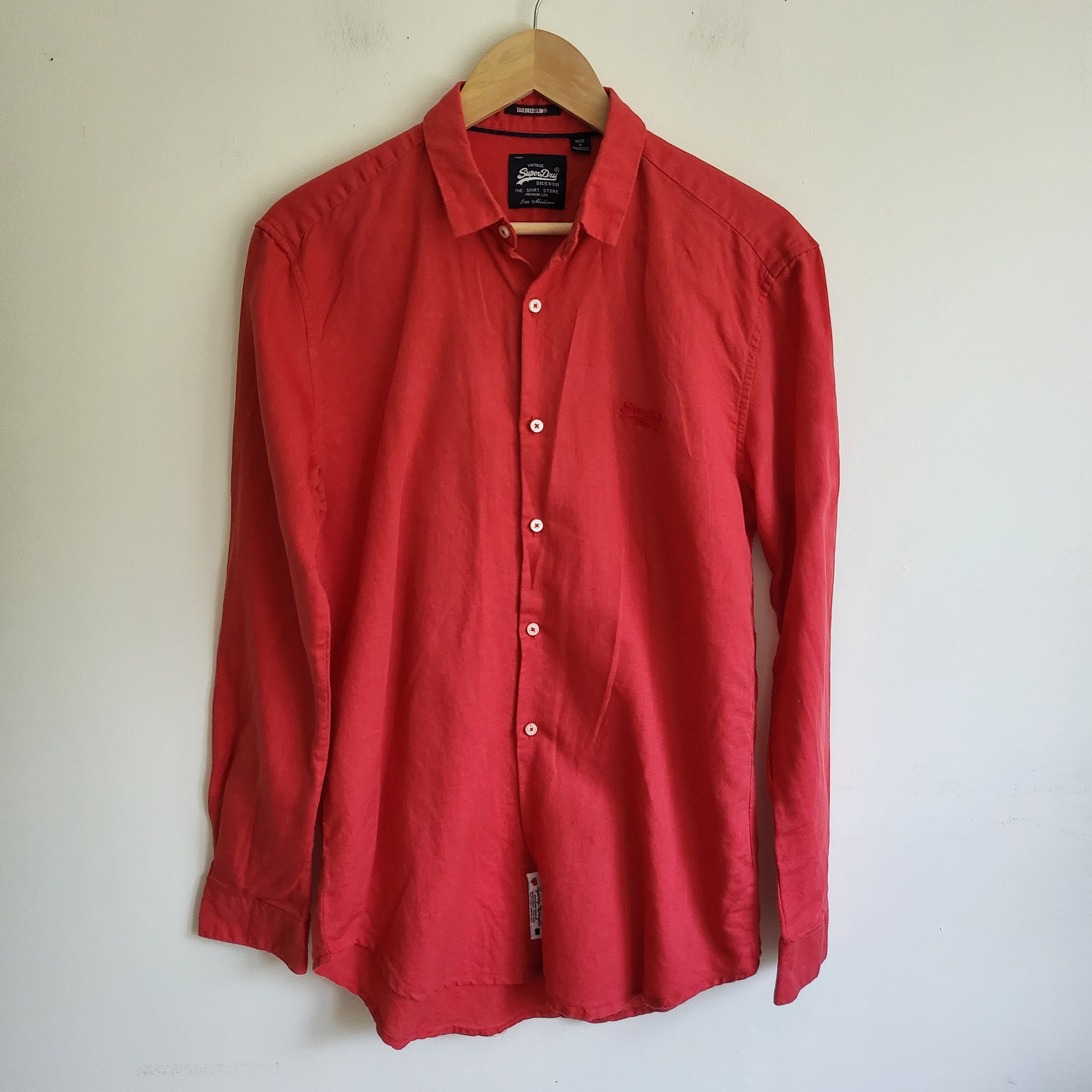 Superdry Superdry long sleeve button-down tailored slim casual shirt Size US M / EU 48-50 / 2 - 2 Thumbnail