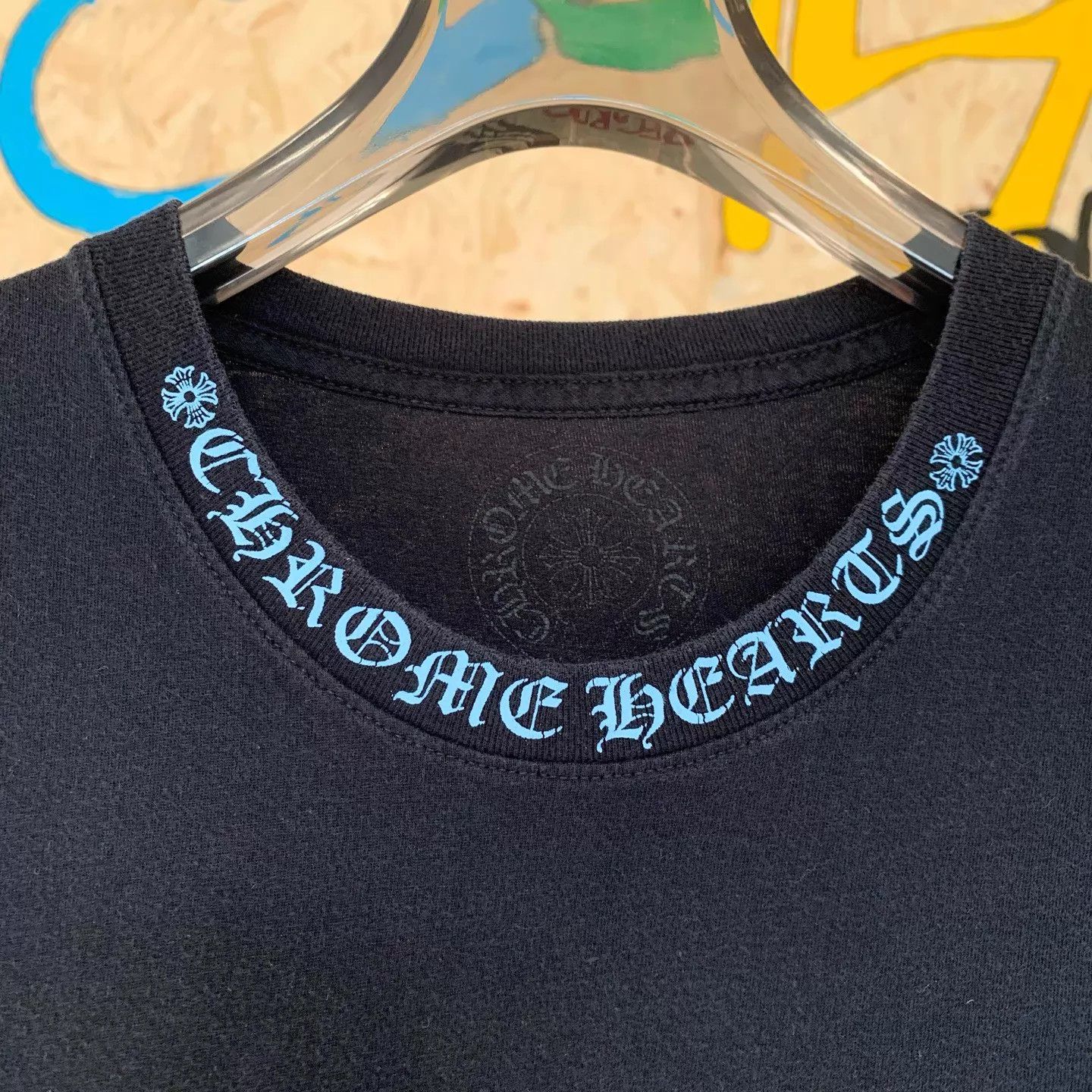Chrome Hearts Chrome Hearts Black Side Blue Sanskrit M Tee Size US M / EU 48-50 / 2 - 4 Thumbnail
