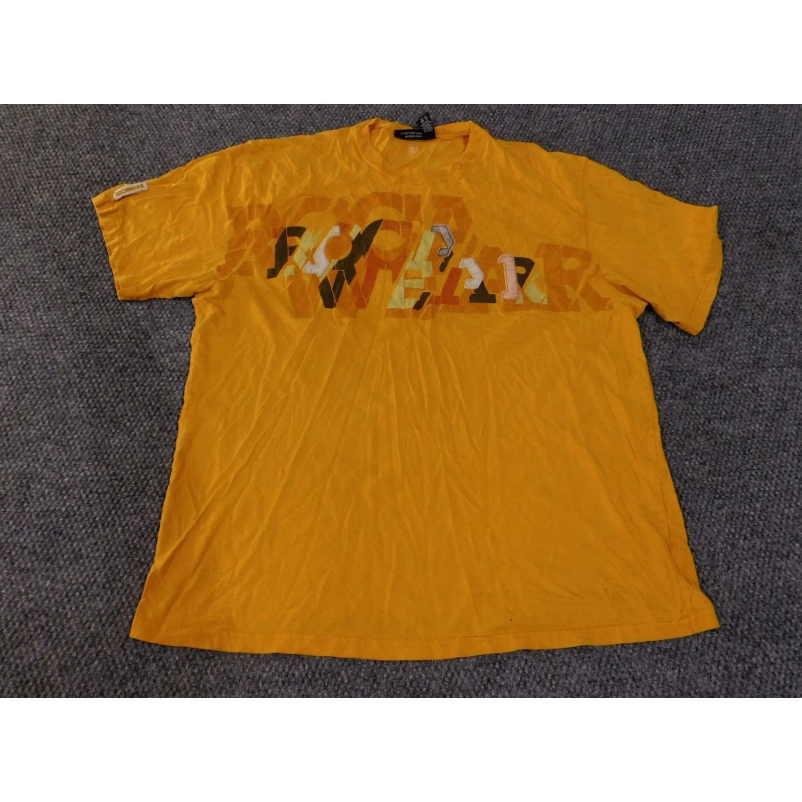 Rocawear Rocawear Shirt Mens XL Yellow Graphic Hip Hop Streetwear Camo Letters T Shirt Size US XL / EU 56 / 4 - 2 Thumbnail