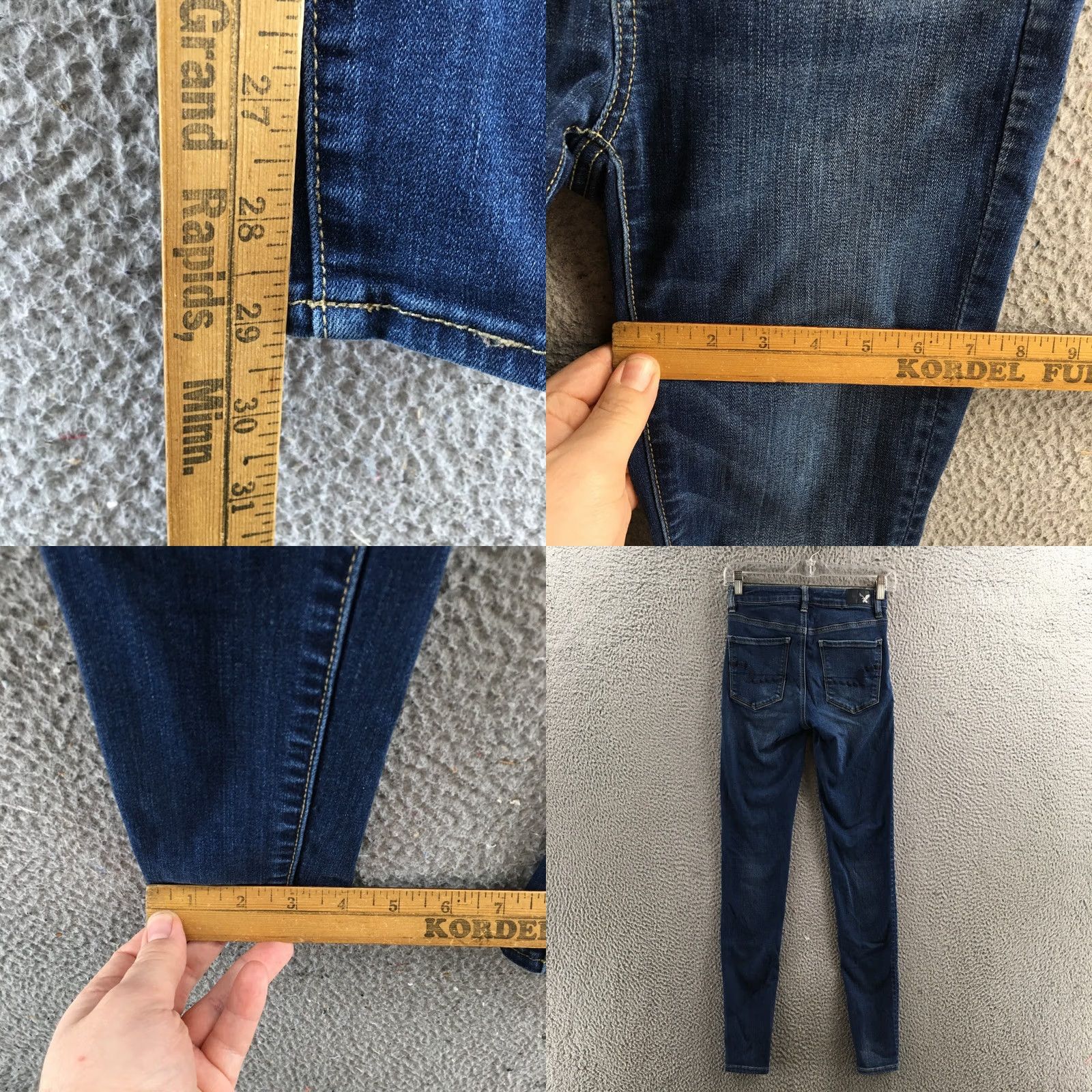 American Eagle Outfitters American Eagle Outfitters Jeans Womens 2 Blue Skinny Super Hi-Rise Jegging Denim Size 26" / US 2 / IT 38 - 8 Thumbnail