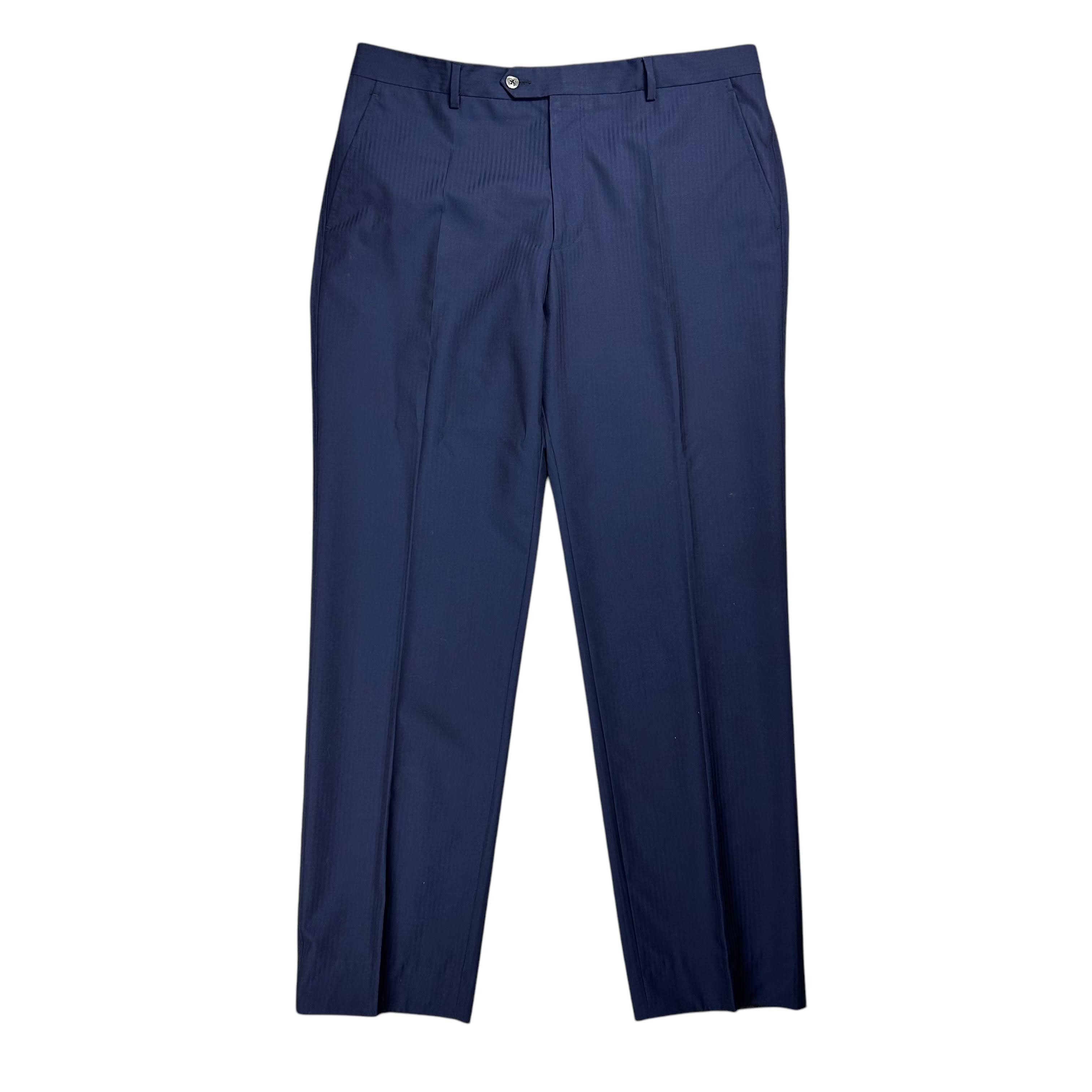 Paul Smith Paul Smith London Blue Striped Wool Formal Pants W36L31 Size 46R - 1 Thumbnail