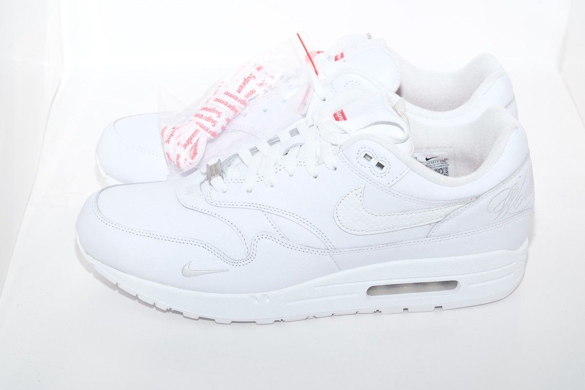 Nike × Supreme Supreme Nike Air Max 1 '87 SP - Size 13 - White -HF8813-100 Size US 13 / EU 46 - 5 Thumbnail