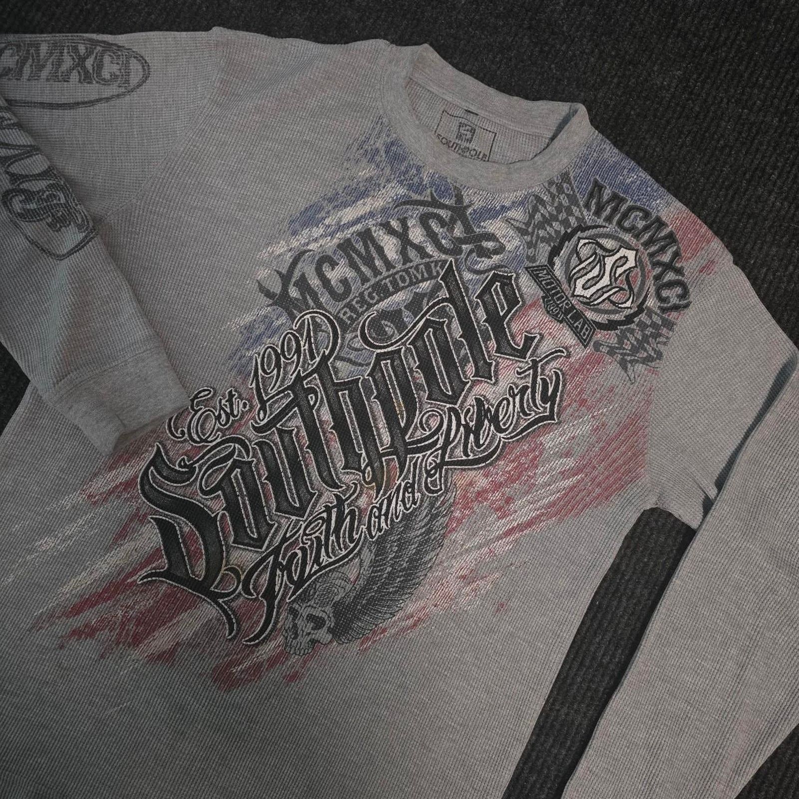 Southpole Grey longsleeve southpole sweatshirt Size US L / EU 52-54 / 3 - 2 Thumbnail