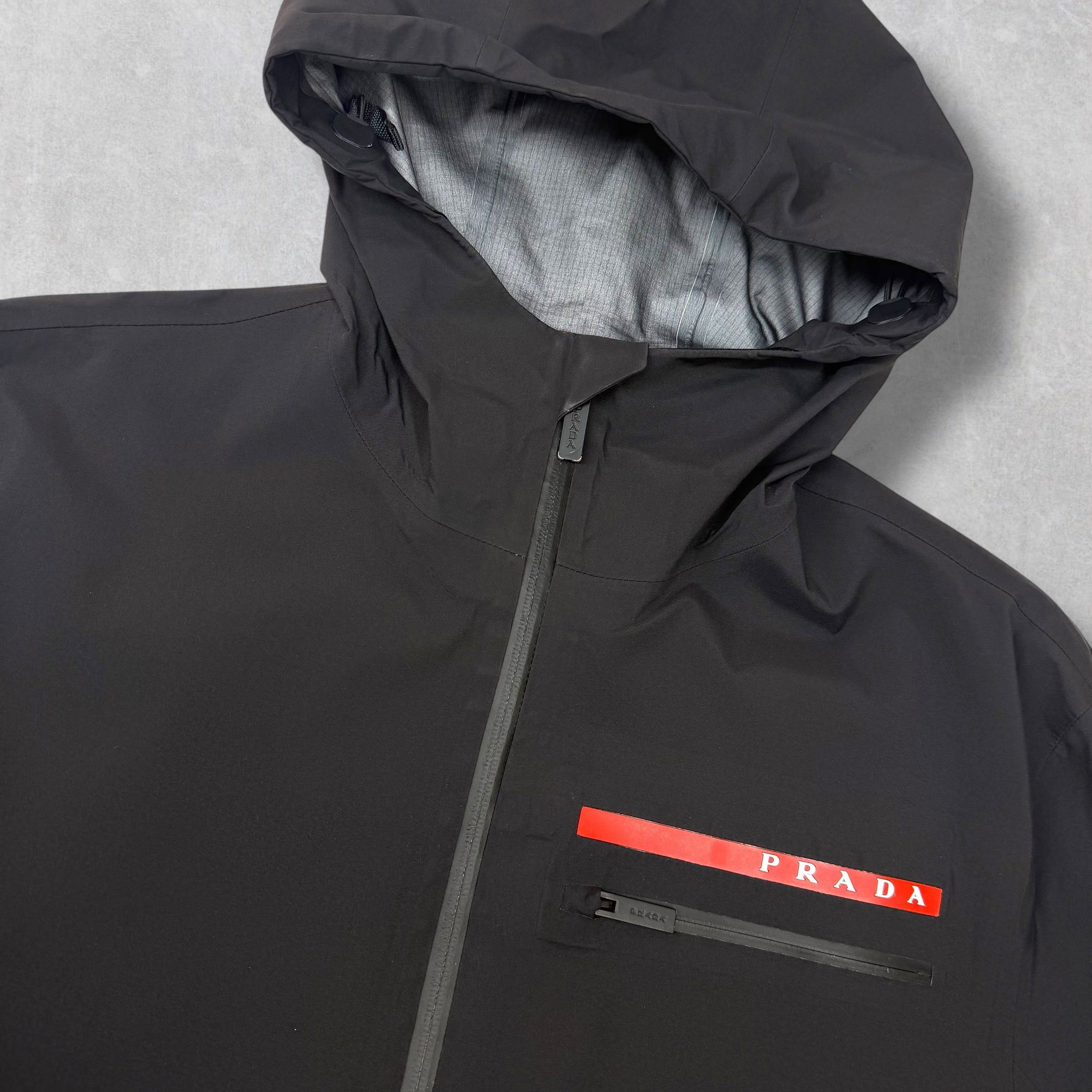 Prada Prada Linea Rossa Gore-Tex Hooded Jacket M Size US M / EU 48-50 / 2 - 2 Thumbnail