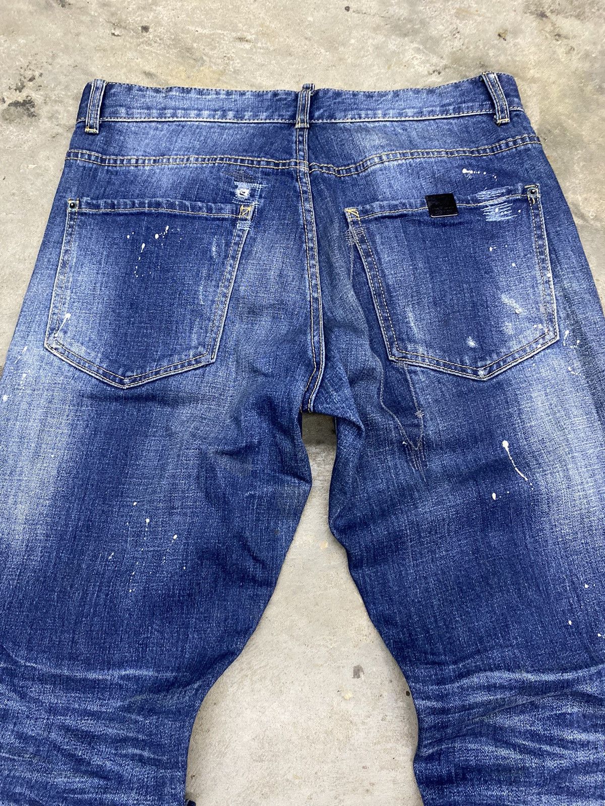 Dsquared2 × If Six Was Nine splater jeans pant dsquared distressed patchwork Size US 31 - 9 Thumbnail