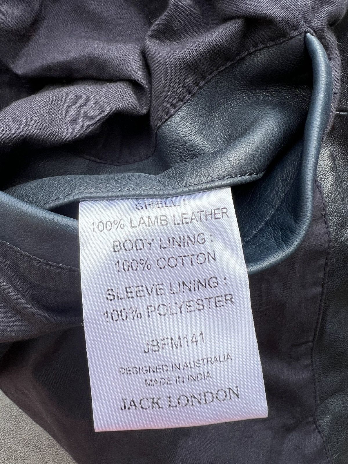 Jack London Jack London Wax Napa Lamb Leather Motorcycle Jacket Size US S / EU 44-46 / 1 - 20 Thumbnail