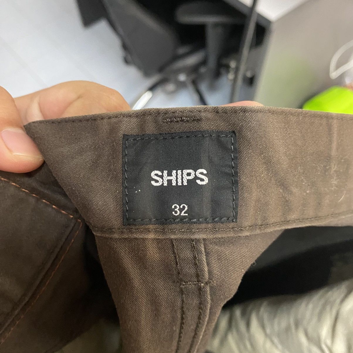 SHIPS DL Ships Brown custom reconstruct Cargo Pants #C922 Size US 32 / EU 48 - 19 Thumbnail
