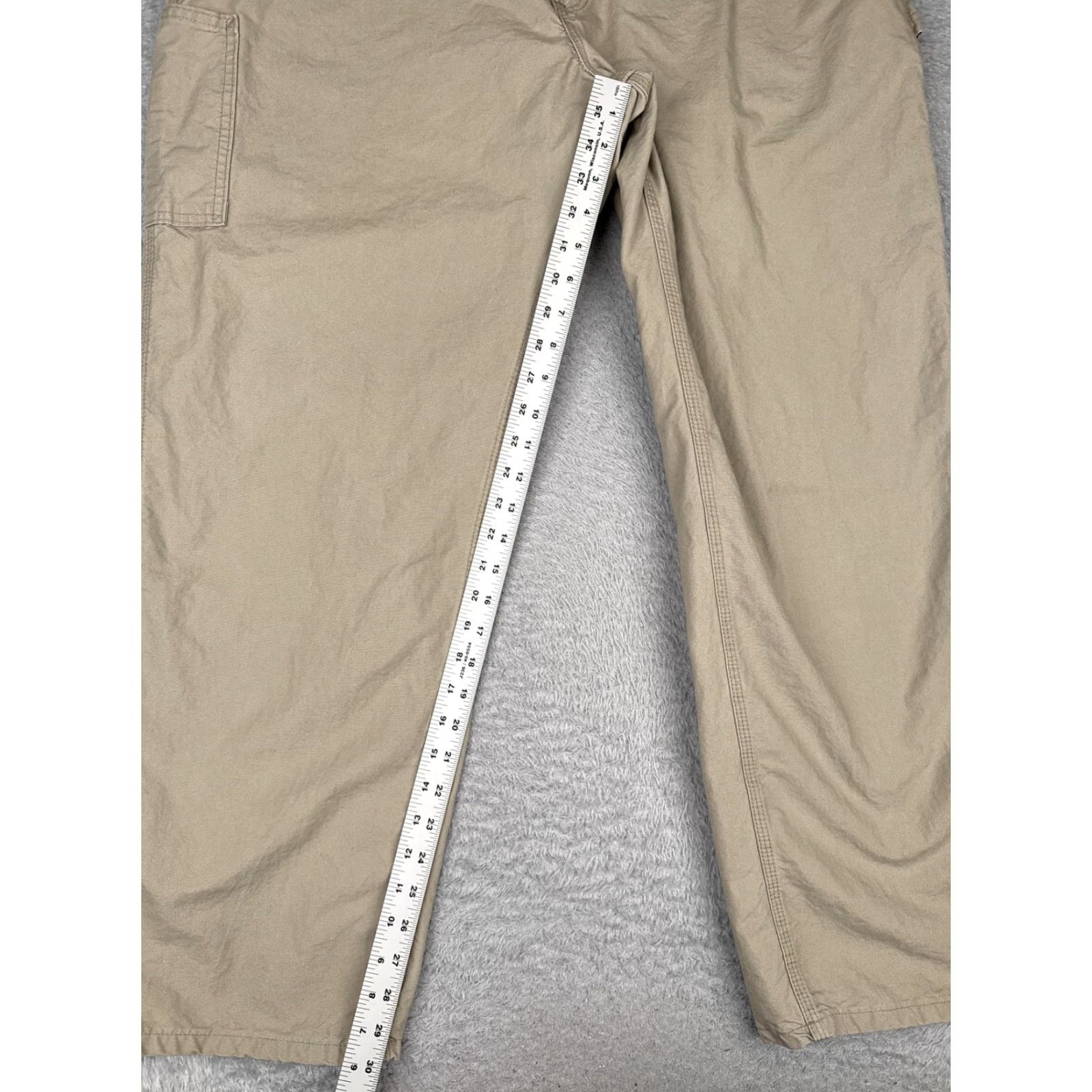 Carhartt Carhartt Pants Mens 40x32 Tan B151 Dungaree Fit Canvas Work Utility Hammer Loop Size US 40 / EU 56 - 7 Thumbnail