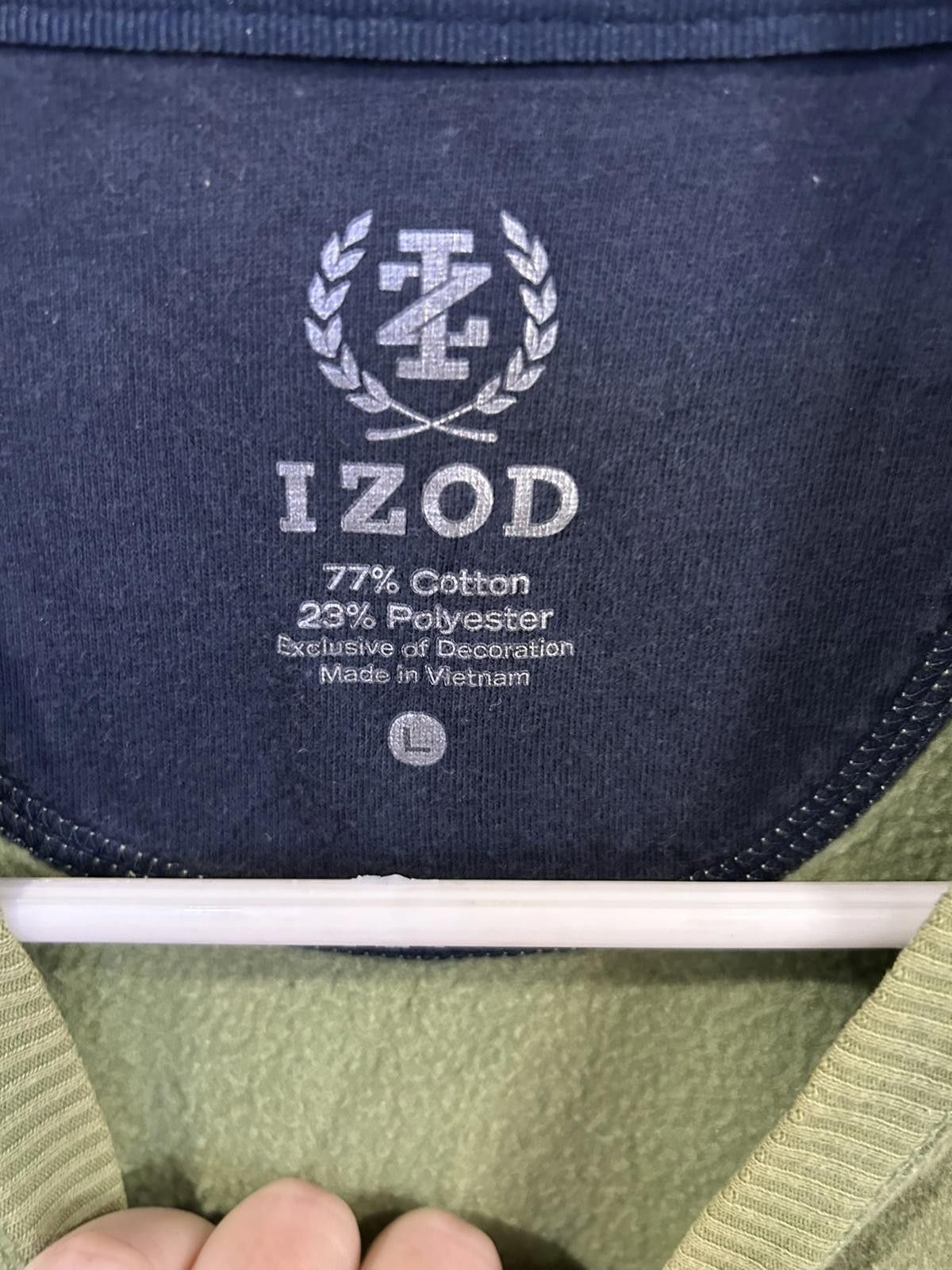 Izod Izod Men's Crew Neck Sweater Green Size Large Size US L / EU 52-54 / 3 - 2 Thumbnail