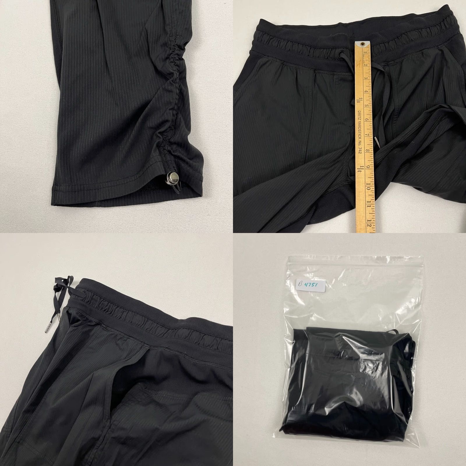 Lululemon Lululemon Dance Studio Cropped Pants Womens 8 Black 24" Inseam Mid Rise Athleisure Slimming Pockets Easy Care Breathable Relaxed Size 30" / US 8 / IT 44 - 8 Thumbnail
