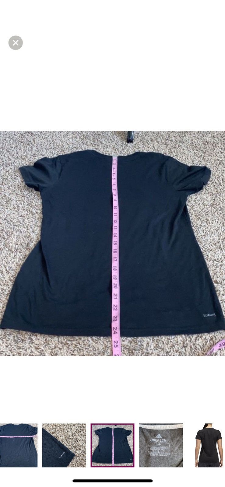 Adidas Adidas small the go to performance tee Size S / US 4 / IT 40 - 3 Thumbnail