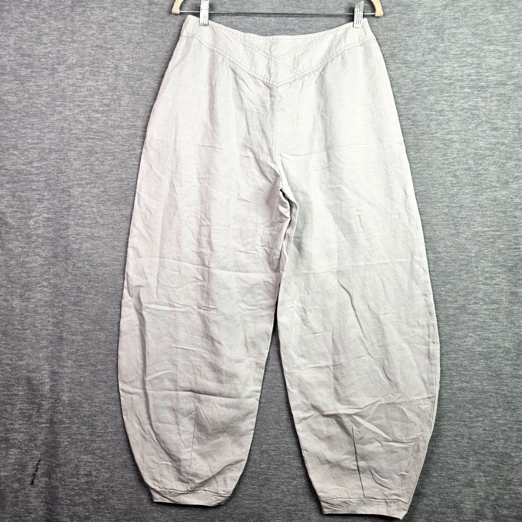 Vintage Stella Carakasi Womens Sz S Ivory White Casual Lightweight Tapered Pants NWT Size 28" / US 6 / IT 42 - 7 Thumbnail