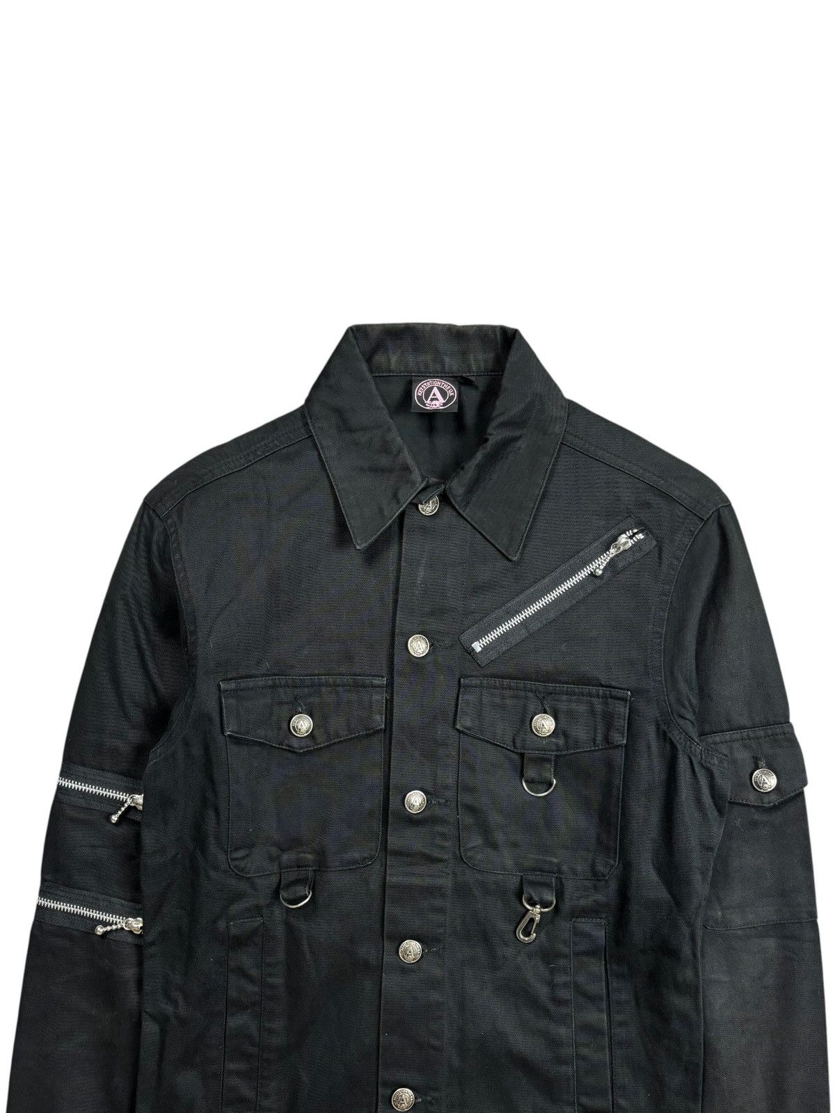 Hysteric Glamour 2000s Keystation - Vkei Style Multizip Jacket Size US M / EU 48-50 / 2 - 3 Thumbnail
