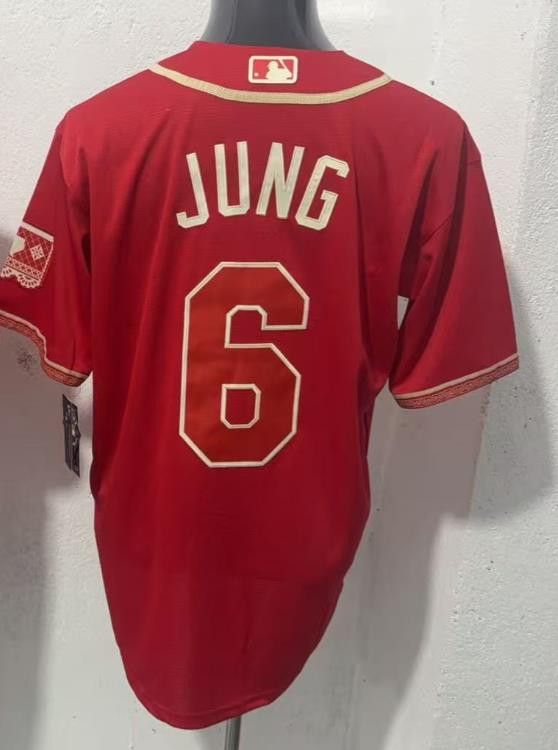 MLB Texas Rangers #6 Jung Jersey Size US XL / EU 56 / 4 - 1 Thumbnail