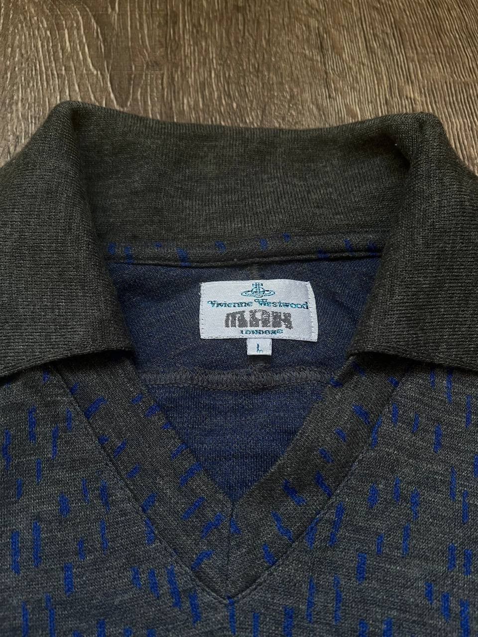 Vivienne Westwood Rare Vivienne Westwood wool jumper knit sweater orb logo Size US L / EU 52-54 / 3 - 3 Thumbnail