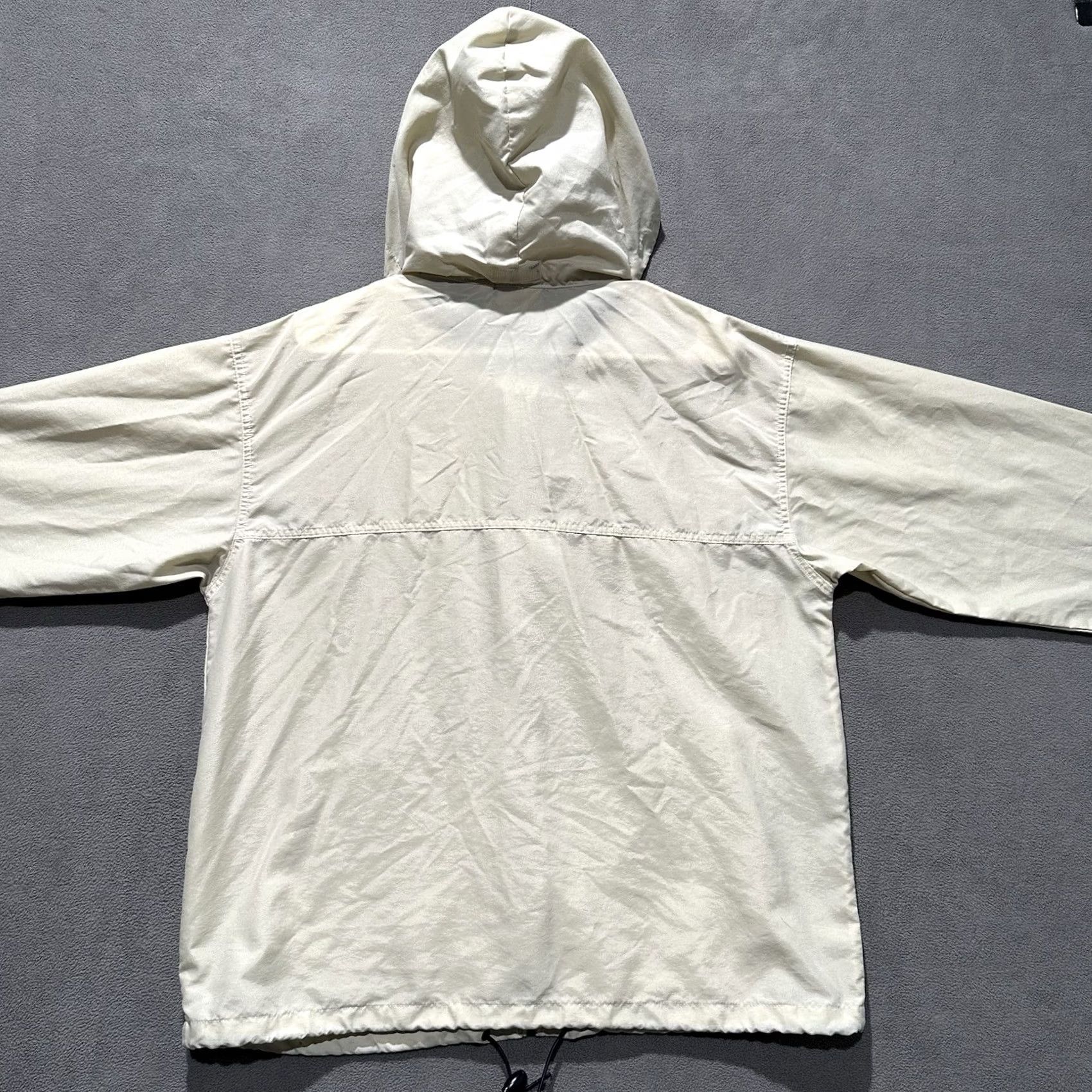 Vintage VINTAGE L.L. Bean Jacket Mens M Beige Windbreaker Hooded Full Zip 90s Windproof, All Seasons, Hiking, 90s, Regular Mens, Beige Jacket Size US M / EU 48-50 / 2 - 2 Thumbnail