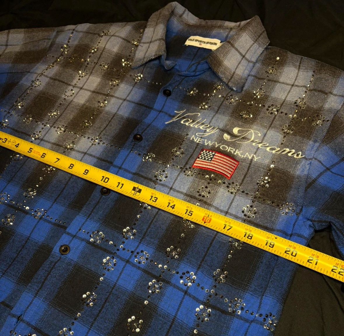 Vale Rare “The Blues” Vale Flannel Size US S / EU 44-46 / 1 - 4 Thumbnail