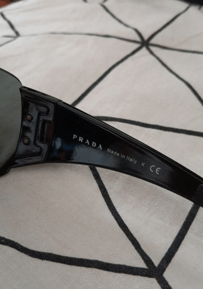 Prada PRADA Sunglasses 2004 Flame Chrome Star Mask Fire Vintage Size ONE SIZE - 3 Thumbnail