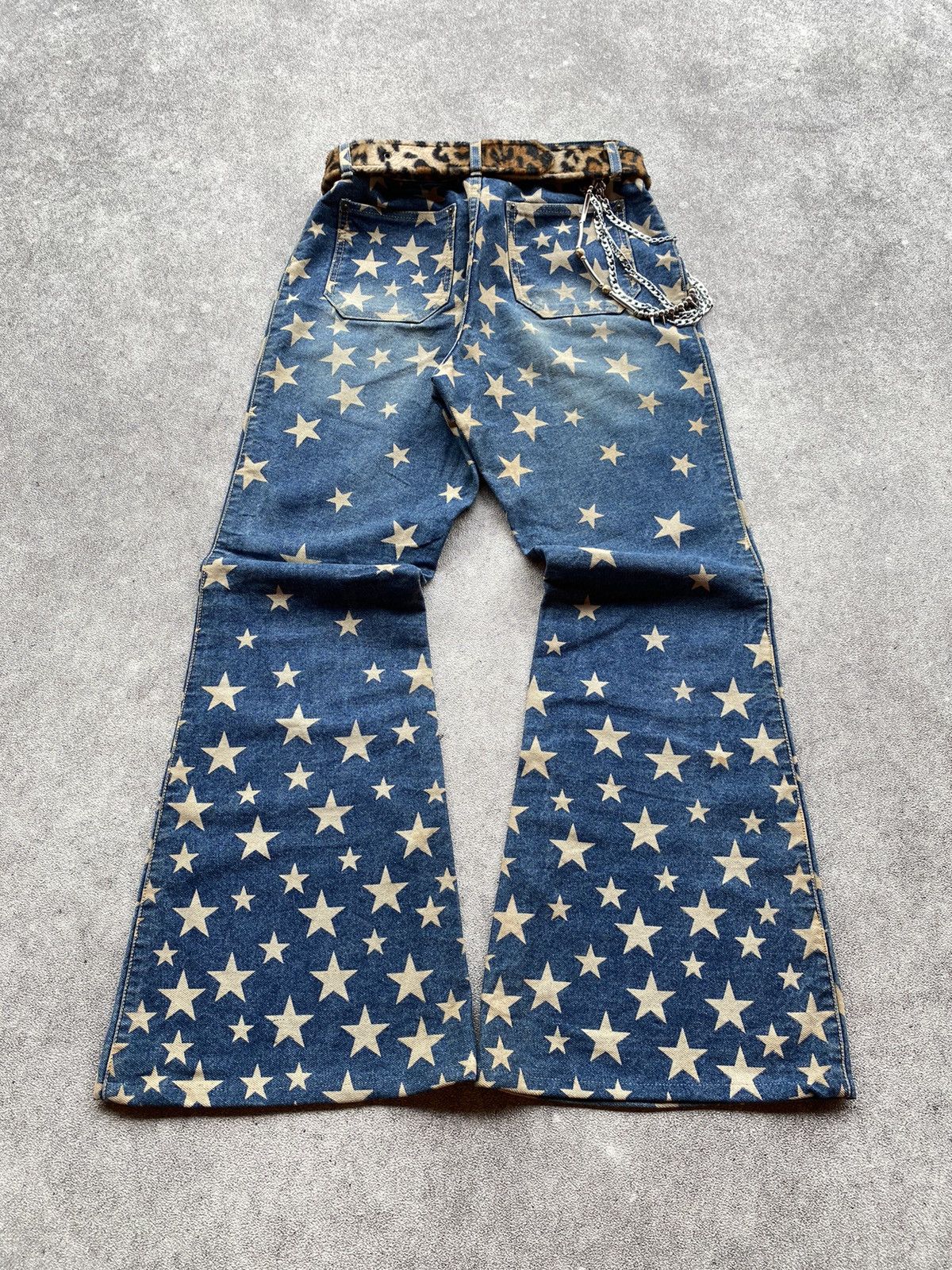 Hysteric Glamour × Japanese Brand × Le Grande Bleu (L.G.B.) 2000s Magic Square Star Y2K Superflare Pant Size US 28 / EU 44 - 2 Thumbnail