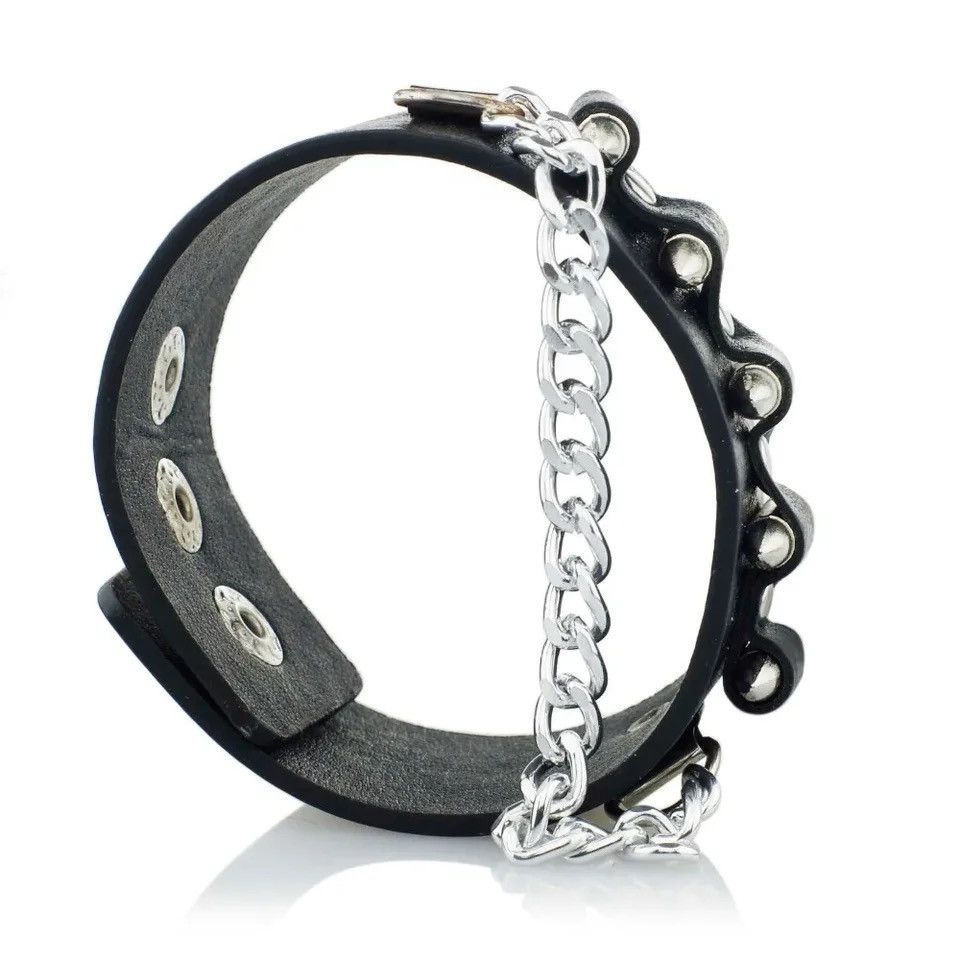 Japanese Brand × Vintage Bullet Shape Chain Link Rock Cool Bracelet Size ONE SIZE - 3 Thumbnail