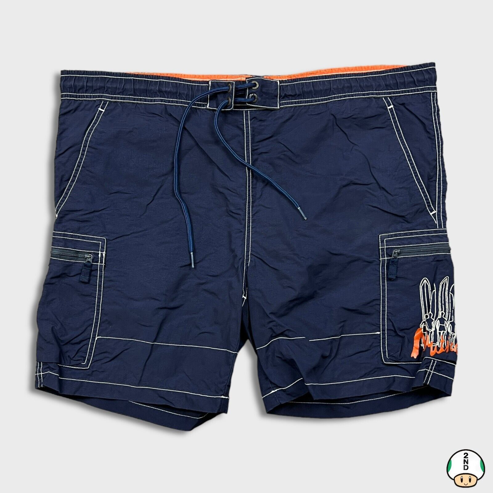 Nautica × Vintage Nautica Shorts Small Spell Out Lined Pocketed Cargo Pants Size US 40 / EU 56 - 1 Thumbnail