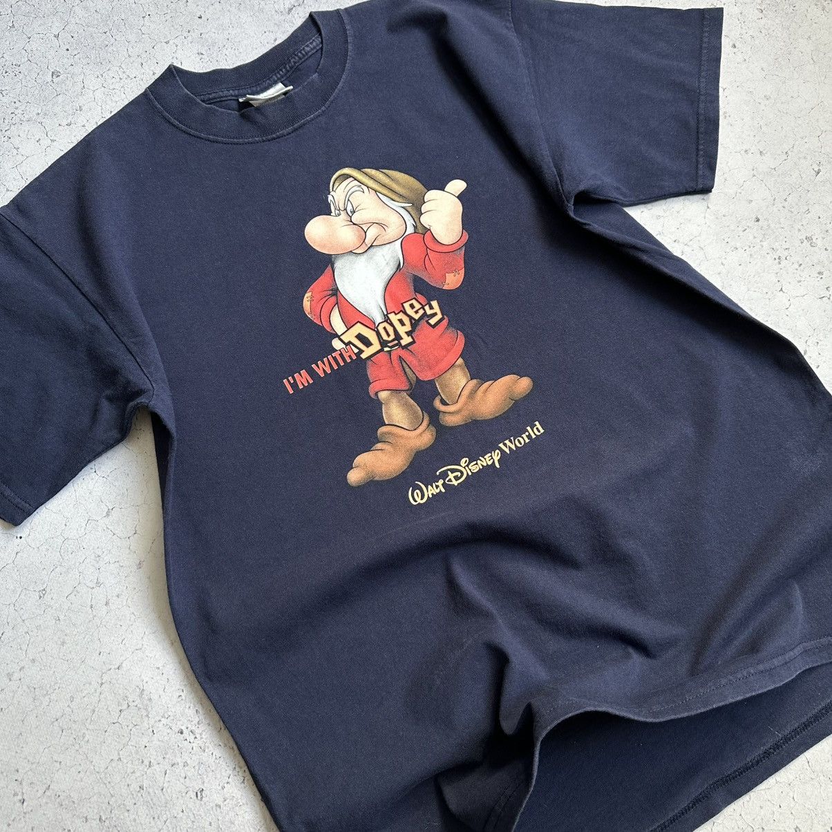 Cartoon Network × Disney × Vintage Vintage 90s Dopey Walt Disney World Movie Tee Size US M / EU 48-50 / 2 - 2 Thumbnail