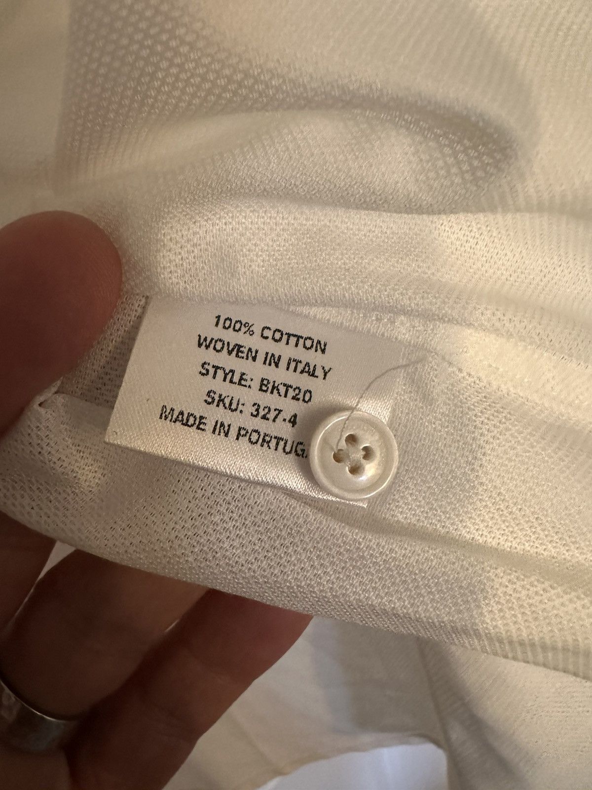 Brooklyn Tailors Lightweight Dress Shirt White sz 2 Size US S / EU 44-46 / 1 - 4 Thumbnail