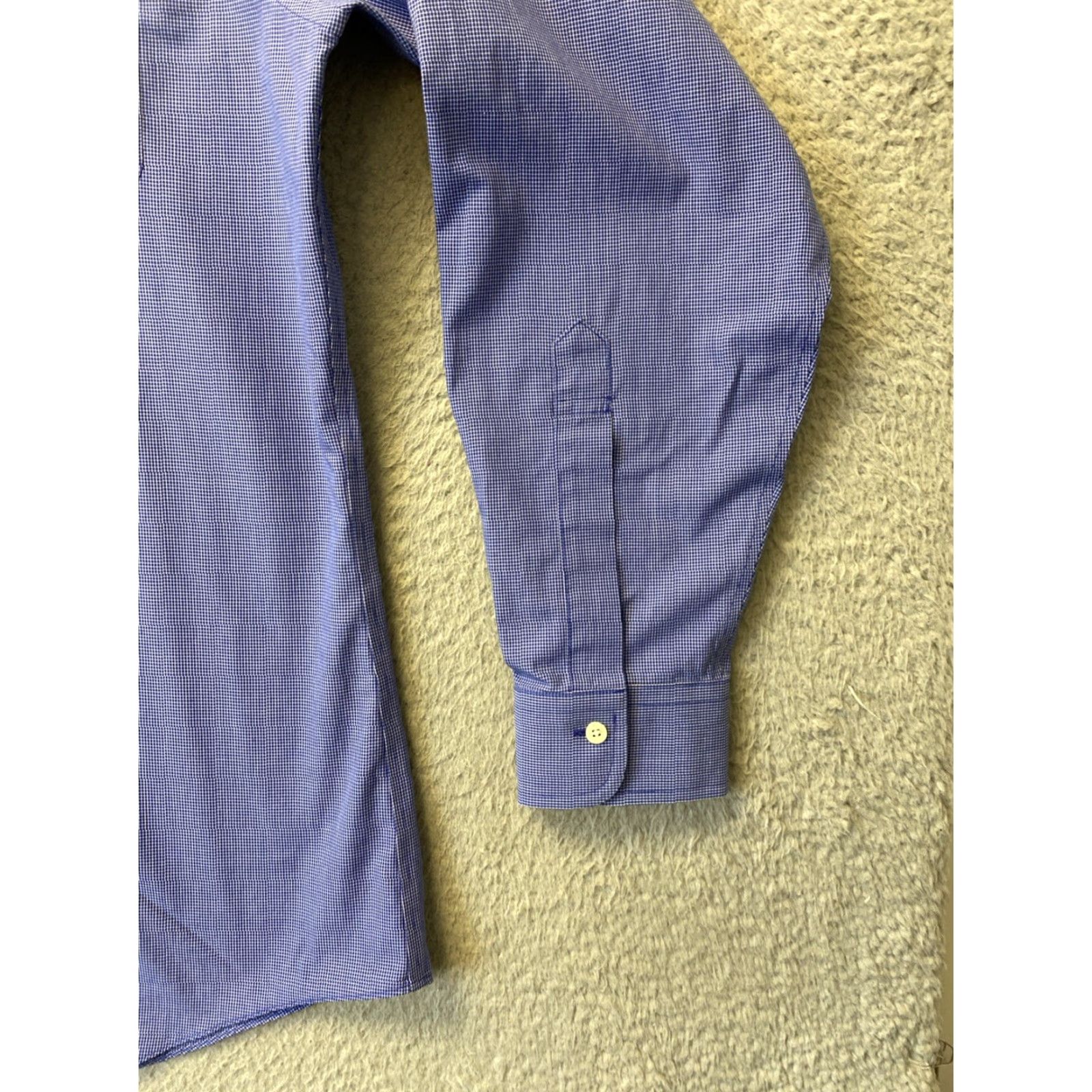 Brooks Brothers BROOKS BROTHERS Shirt Men’s Large Long Sleeve Supima Cotton Solid Royal Blue Button-Down Size US L / EU 52-54 / 3 - 2 Thumbnail