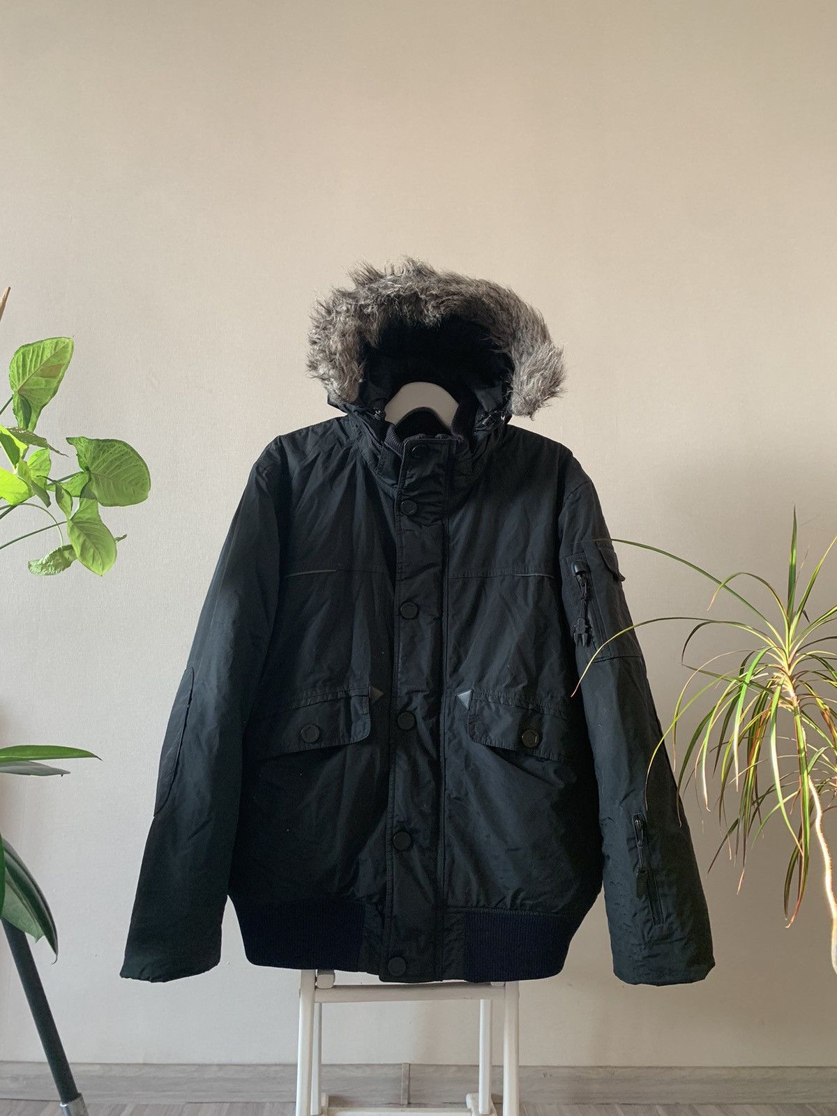 Japanese Brand Engelbert Strauss Y2K Faux Fur Hood Jacket If6was9 LGB goa Size US XL / EU 56 / 4 - 3 Thumbnail