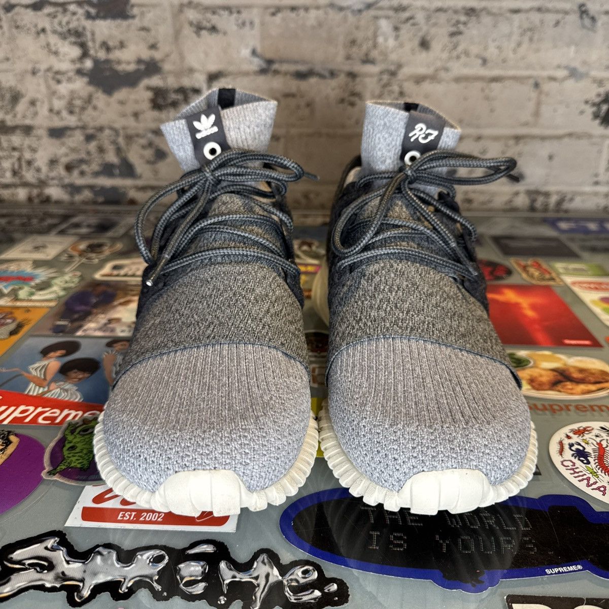 Adidas × Kith Adidas Tubular Doom PK Kith Just Us Sz 9.5 AQ3913 NDS Size US 9.5 / EU 42-43 - 4 Thumbnail