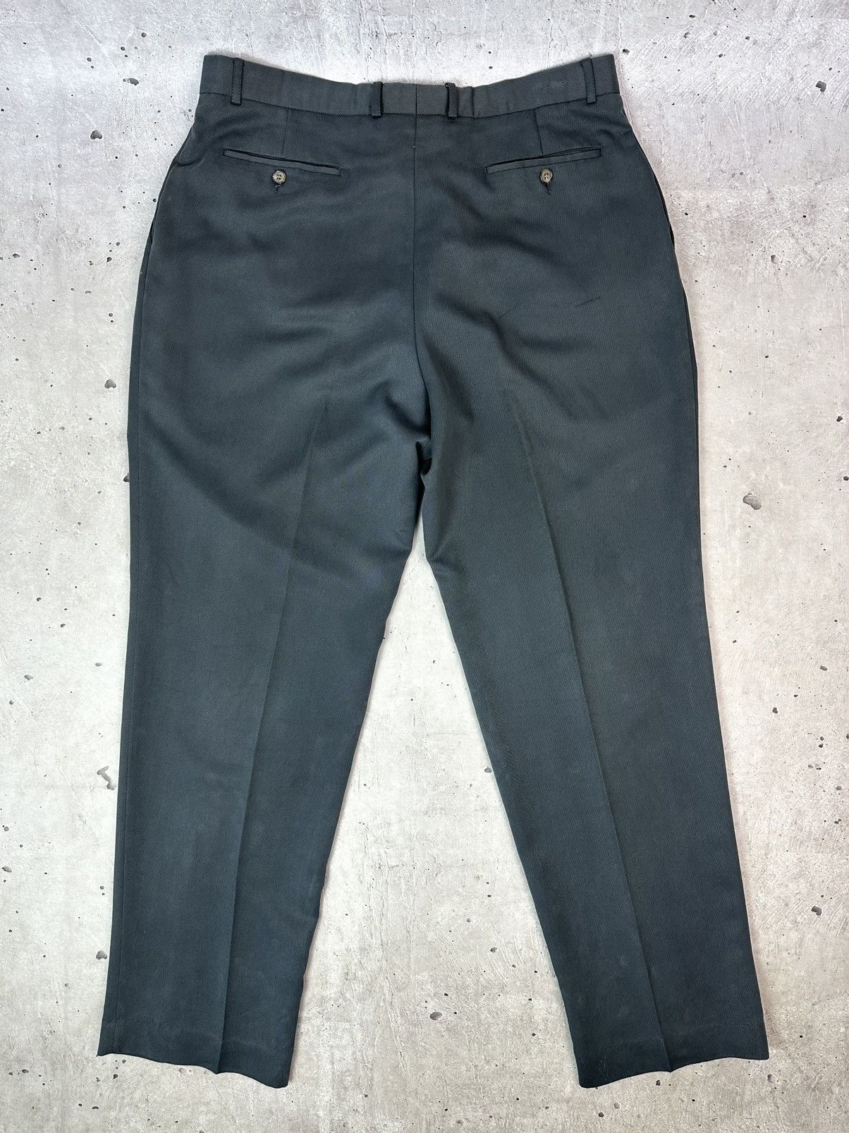 Burberry Vintage Burberry Golf Straight Green-Grey Rayon Chino Pants Size US 38 / EU 54 - 8 Thumbnail