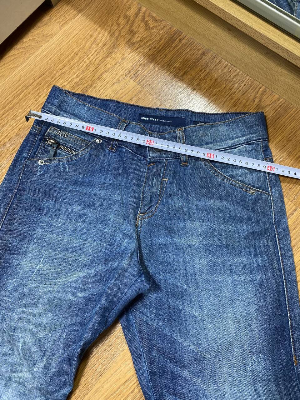 Japanese Brand Crazy Crash Dirty Baggy Faded Jean Japan Avant Garde Style Size US 26 / EU 42 - 15 Thumbnail