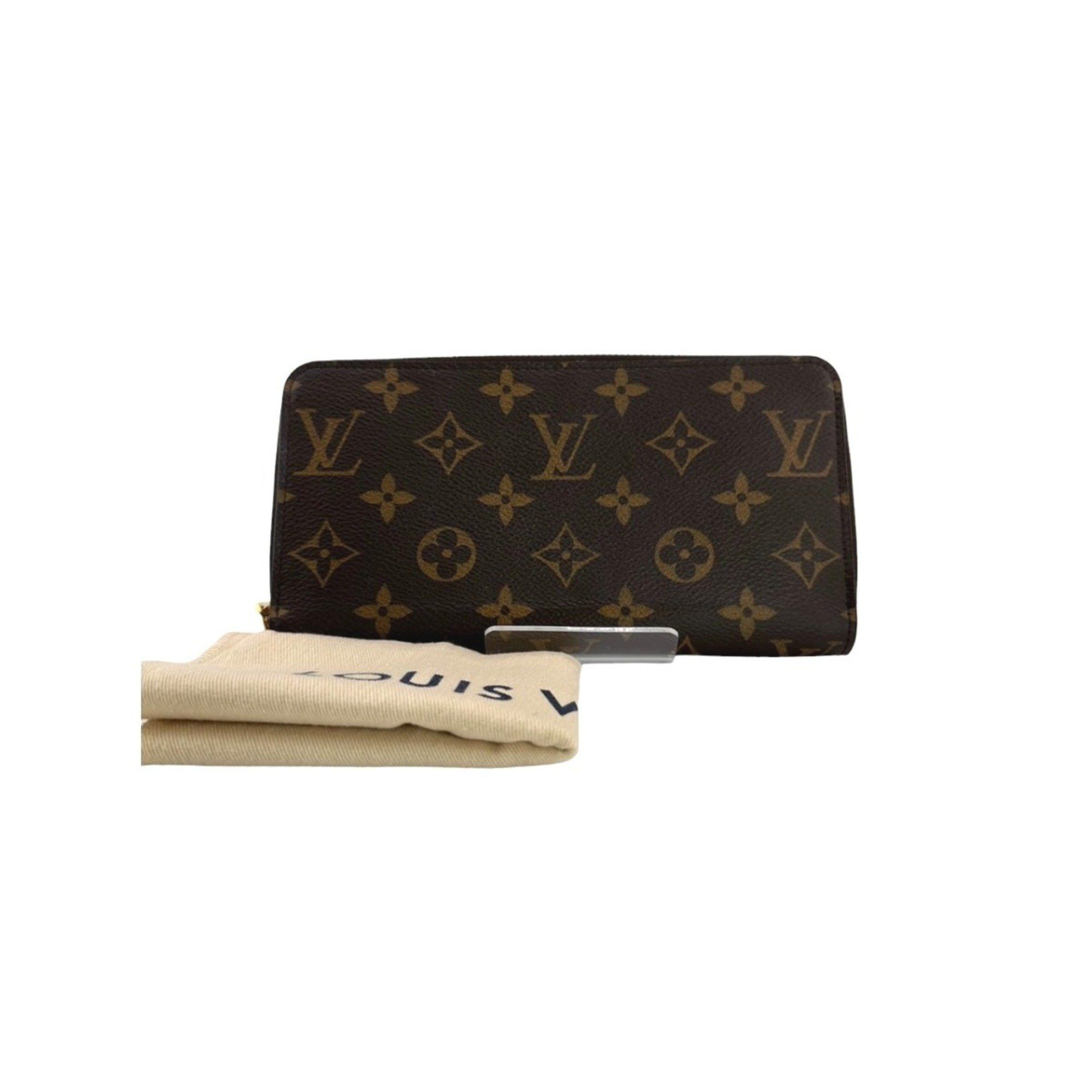 Louis Vuitton Louis Vuitton Long Wallet Round Monogram Fuchsia Canvas M41895 Brown LV Size ONE SIZE - 1 Thumbnail