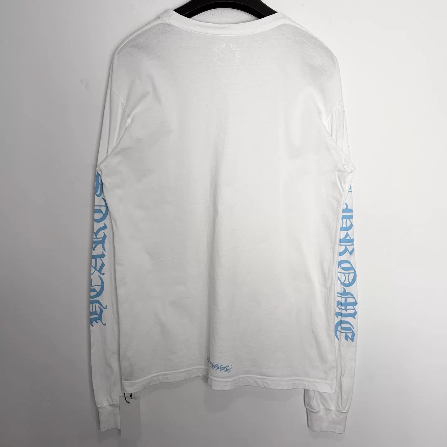Chrome Hearts Chrome Hearts Miami Lmt White LS Tee w/ Blue Sanskrit Size US L / EU 52-54 / 3 - 2 Thumbnail