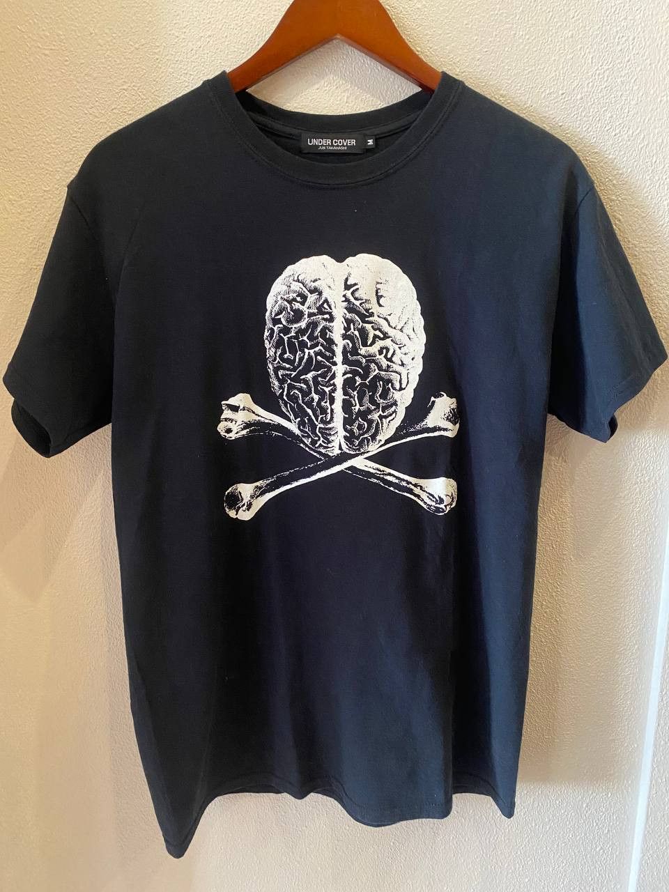 image of Jun Takahashi x Undercover Brain/bone Tee in Black, Men's (Size Medium)