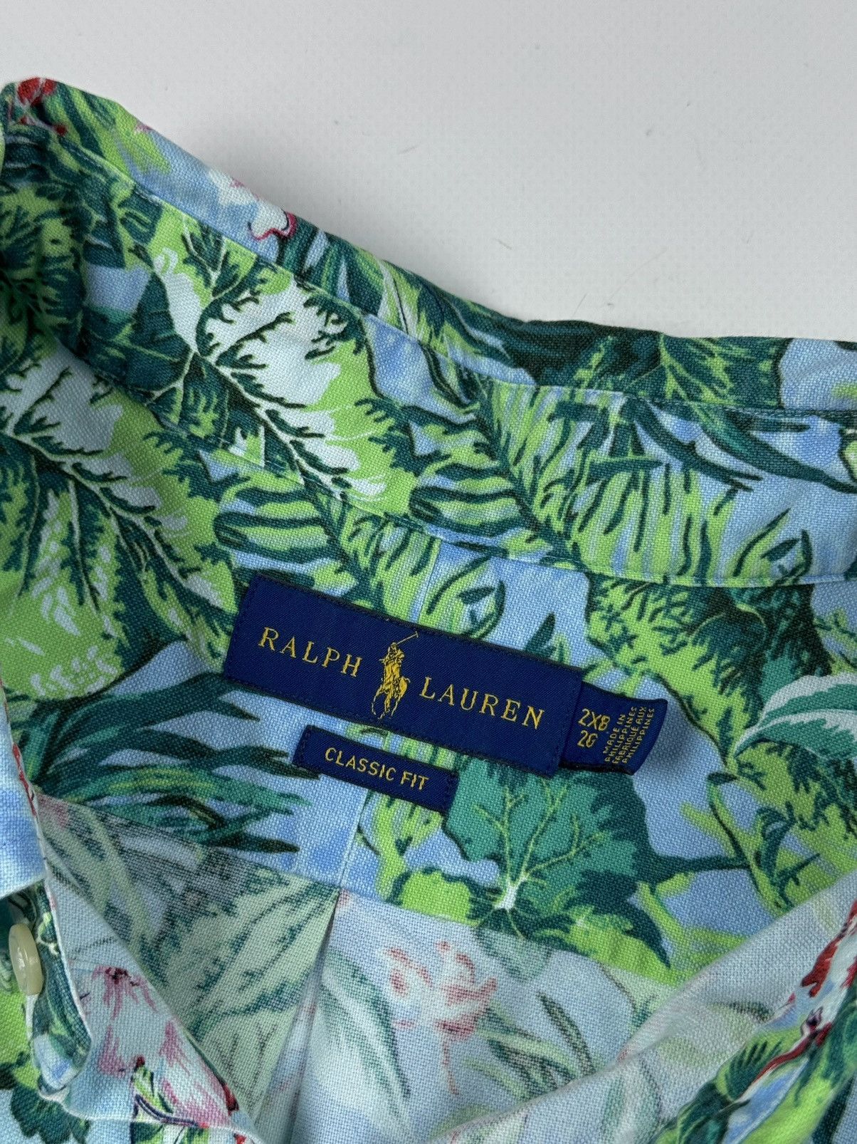 Polo Ralph Lauren × Ralph Lauren Ralph Lauren Hawaiian Flowers Floral Printed Shirt Size US XXL / EU 58 / 5 - 9 Thumbnail