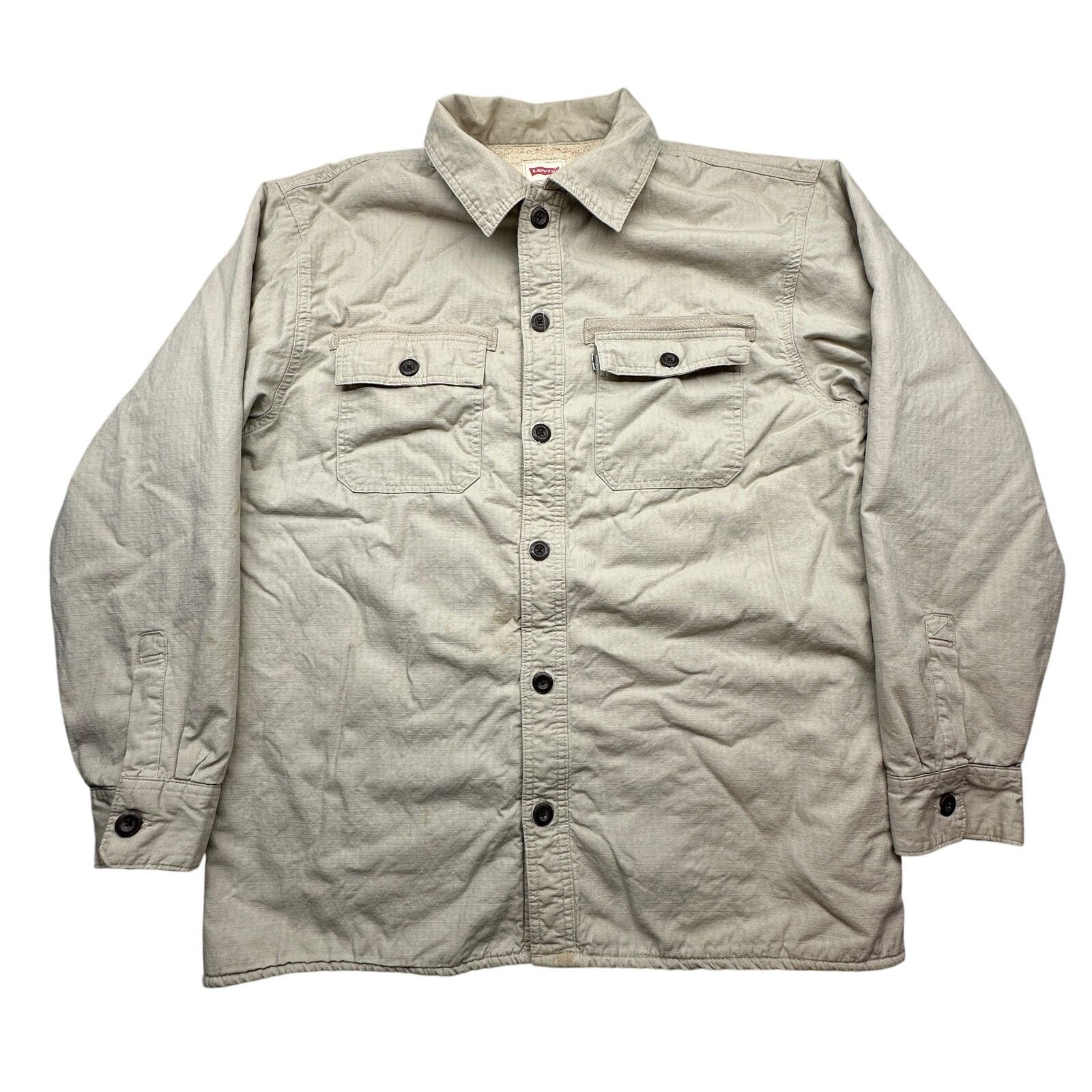 Levi's Levis Utility Field Jacket Shacket Sherpa Men Large 3LMLW108 Size US L / EU 52-54 / 3 - 1 Thumbnail