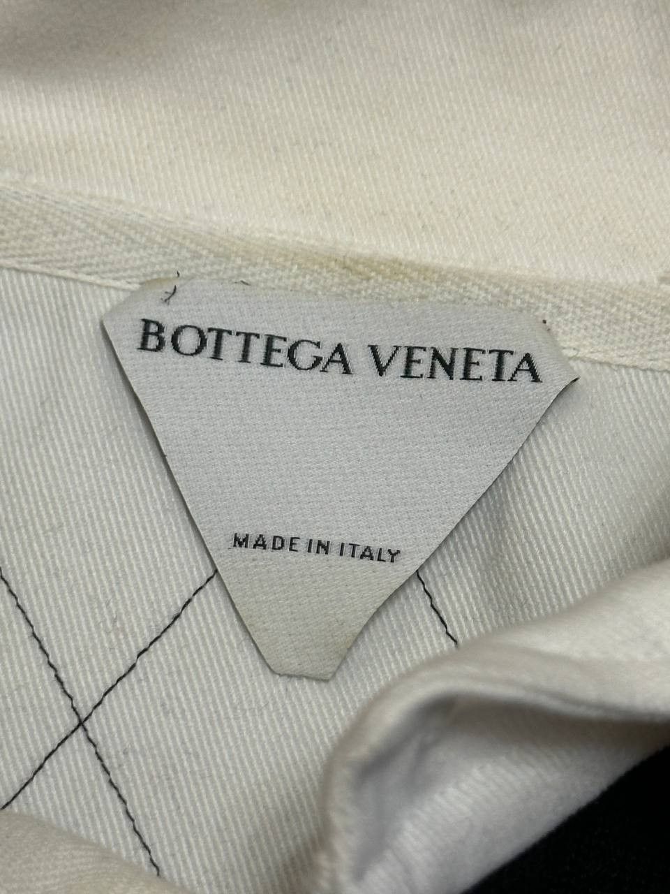 Bottega Veneta Bottega Veneta Black and Brown Chevron Panel Polo SS21 Size US S / EU 44-46 / 1 - 3 Thumbnail