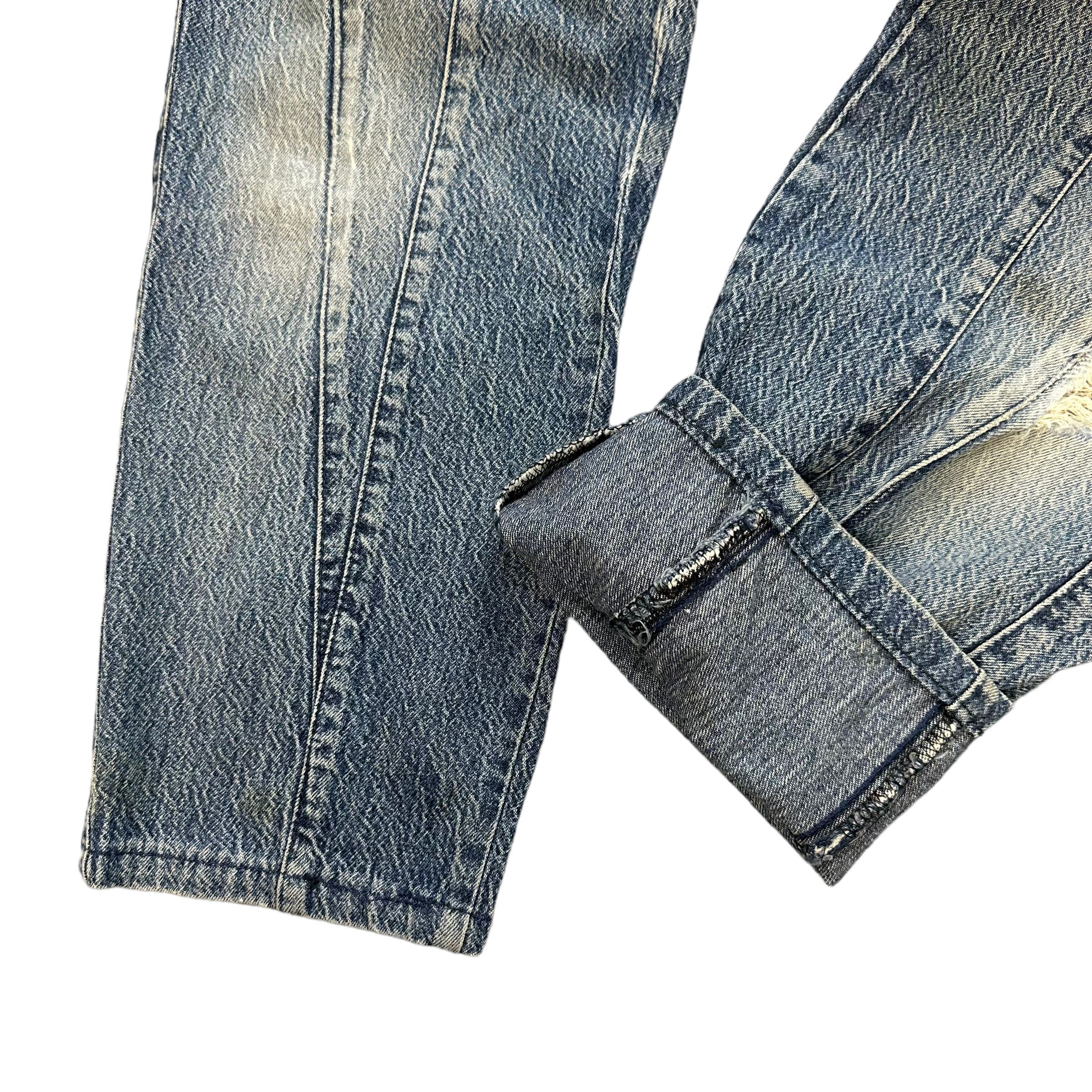 Edwin EDWIN NICE DESIGN WASHED DENIM PANTS #7800-177 Size US 28 / EU 44 - 9 Thumbnail