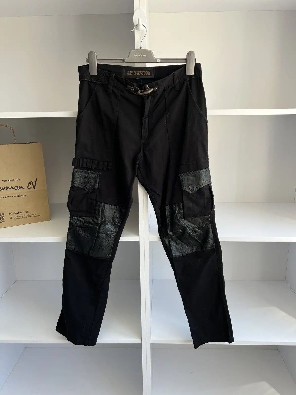 Lip Service × Vintage Lip Service Pants Men's Y2K Grunge Punk Cargo Vintage Goth Size US 34 / EU 50 - 2 Thumbnail