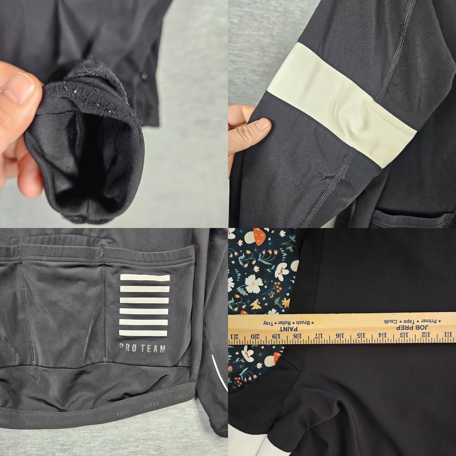 Rapha Rapha Proteam Unisex Adult Full Zip Black Cycling Jacket M Size M / US 6-8 / IT 42-44 - 8 Thumbnail