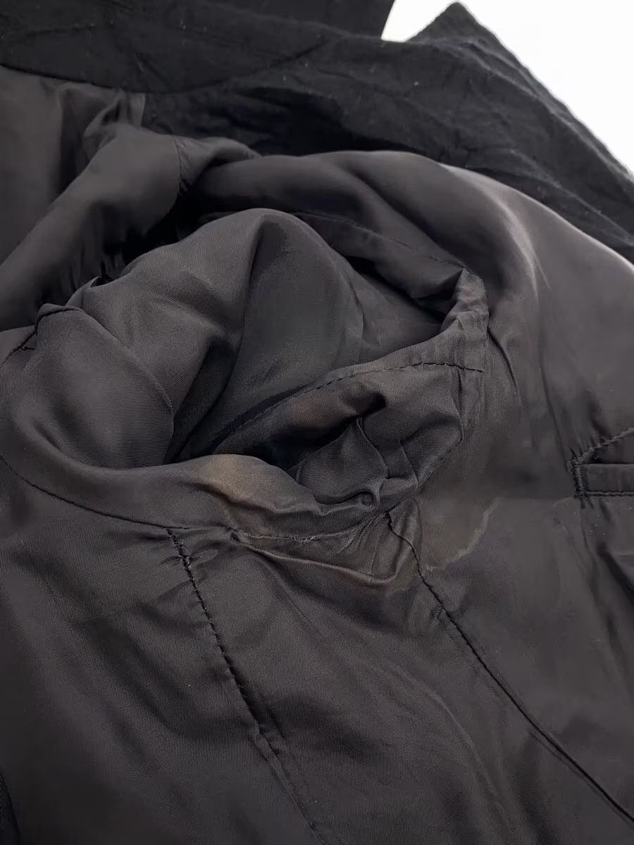 Y's × Yohji Yamamoto Wool Gabardine Wrinkle Wool Coat Size US S / EU 44-46 / 1 - 4 Thumbnail