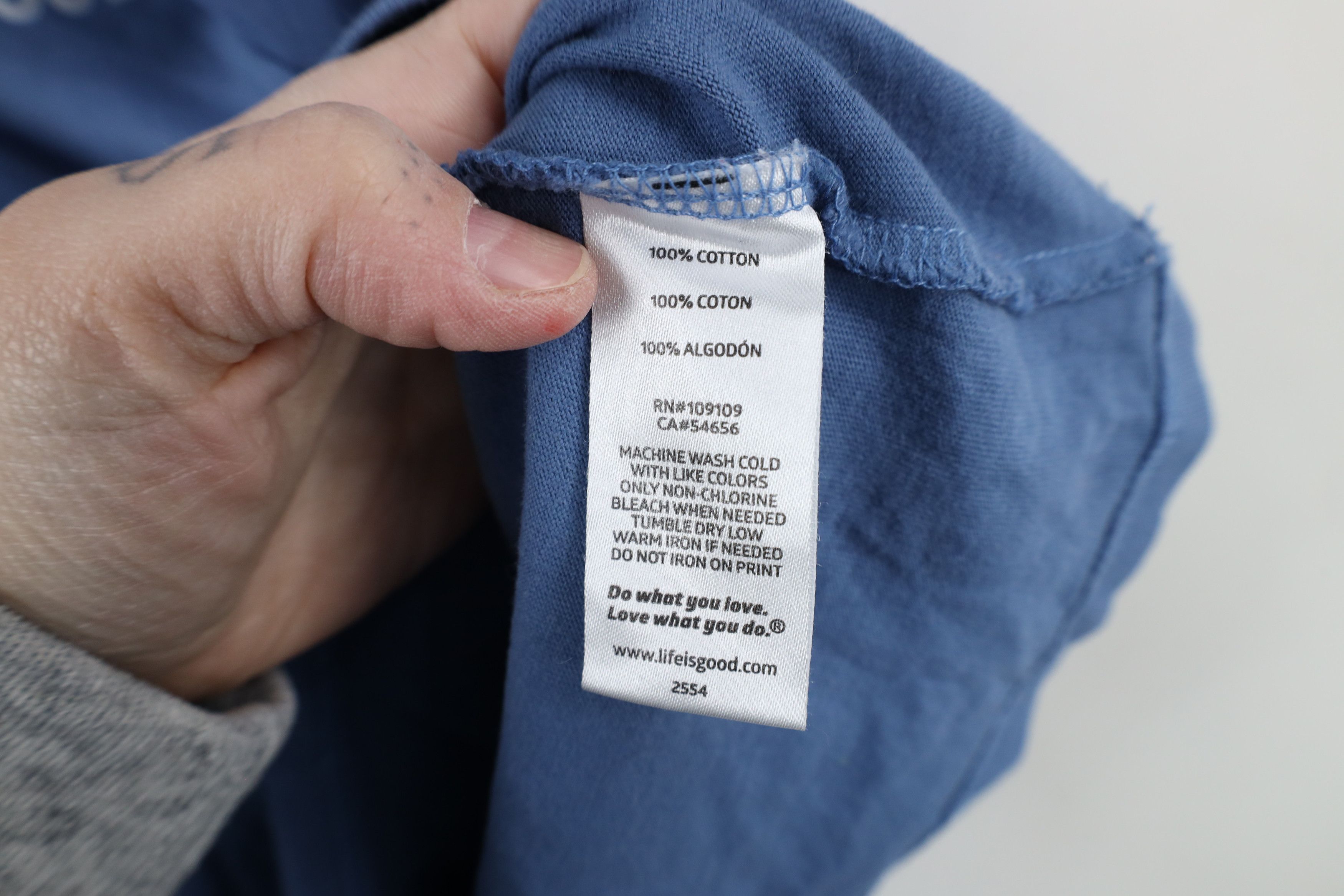Life is Good × Vintage Life Is Good Quaranteam In This Together Sloth T-Shirt Blue Size S / US 4 / IT 40 - 6 Thumbnail