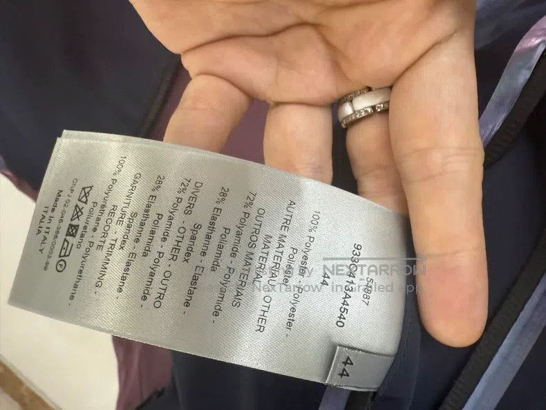 Dior Dior Purple reflective stripe zipper windbreaker jacket Size US S / EU 44-46 / 1 - 6 Thumbnail