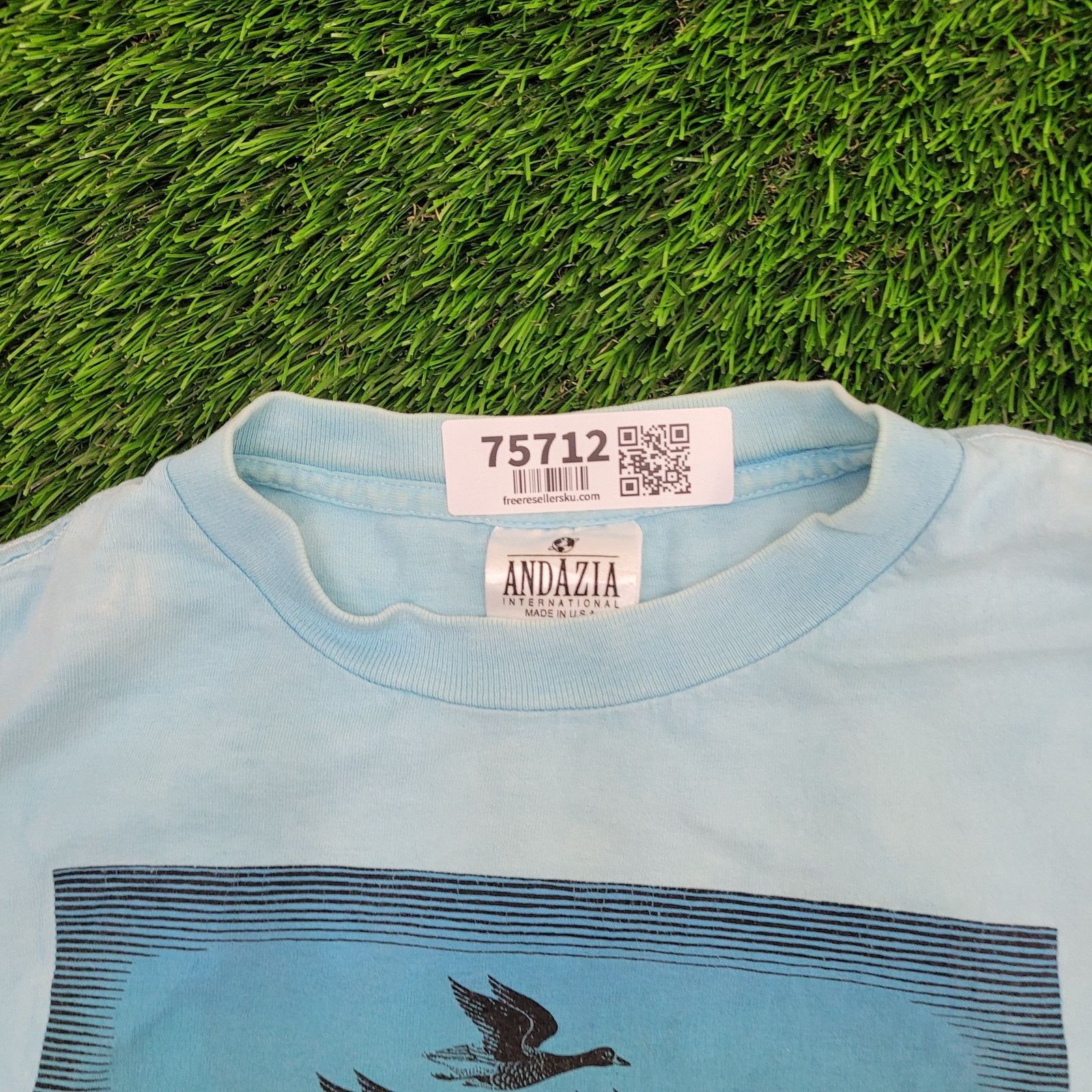Other VTG 1991 Andazia Sky and Water Shirt L/XL 23x25 M.C. Escher Size US XL / EU 56 / 4 - 10 Thumbnail