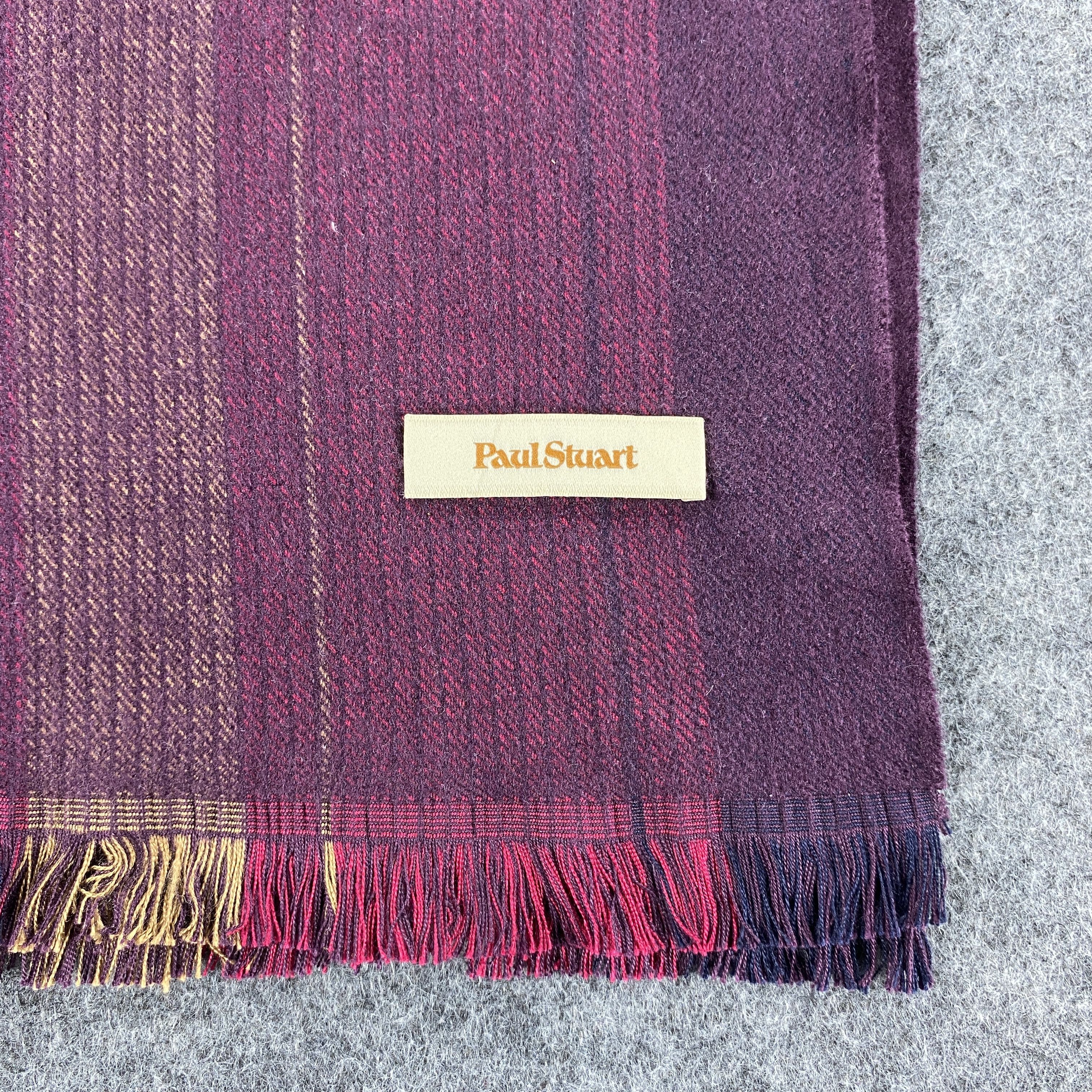 Paul Stuart × Vintage GF10508 Paul Stuart Scarf Neck Wear Muffler Size ONE SIZE - 2 Thumbnail