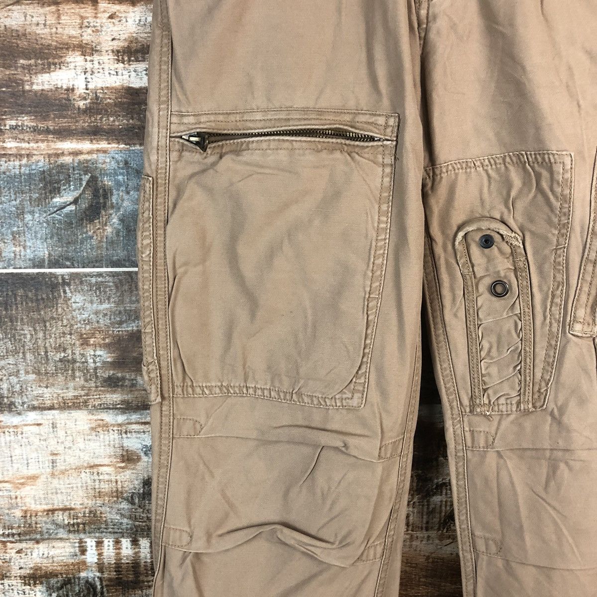 Japanese Brand DLL Lift Adam Utility tactical Cargo Multipocket Pants #C013 Size US 27 - 9 Thumbnail