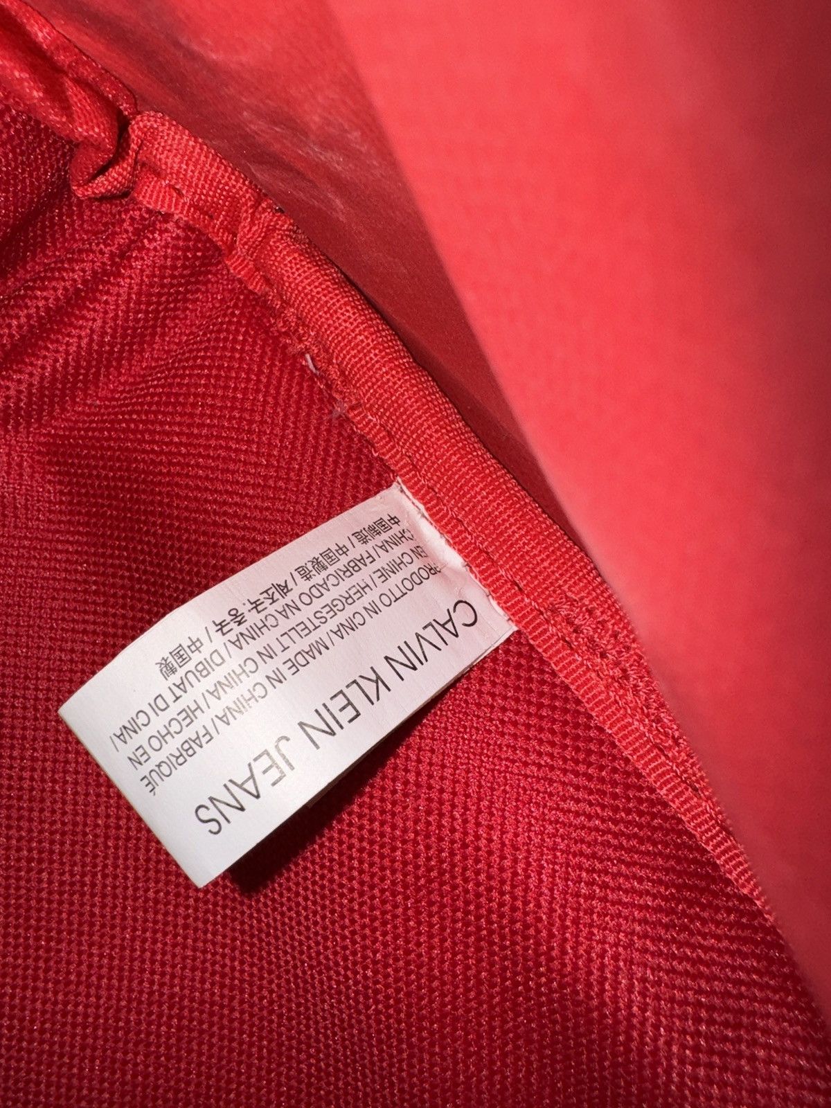Calvin Klein 205W39NYC DSWT! Calvin Klein X Andy Warhol Rodeo Red Backpack Size ONE SIZE - 7 Thumbnail