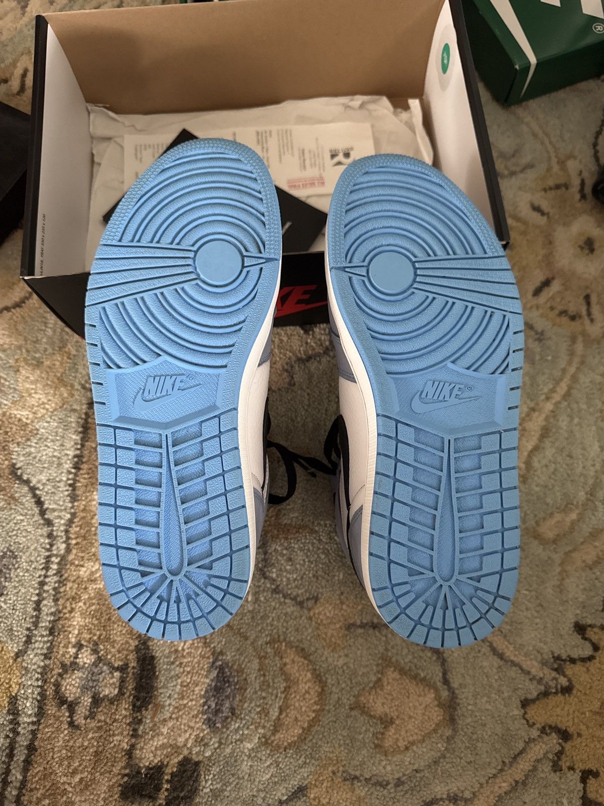 Jordan Brand UNC Nike Jordan 1 Size US 12 / EU 45 - 2 Thumbnail