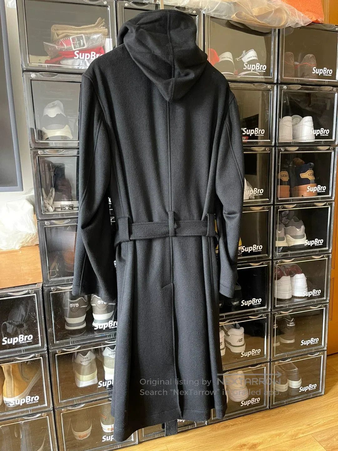 Yohji Yamamoto Yohji Yamamoto Belted Hooded Cashmere Coat. Size US M / EU 48-50 / 2 - 3 Thumbnail